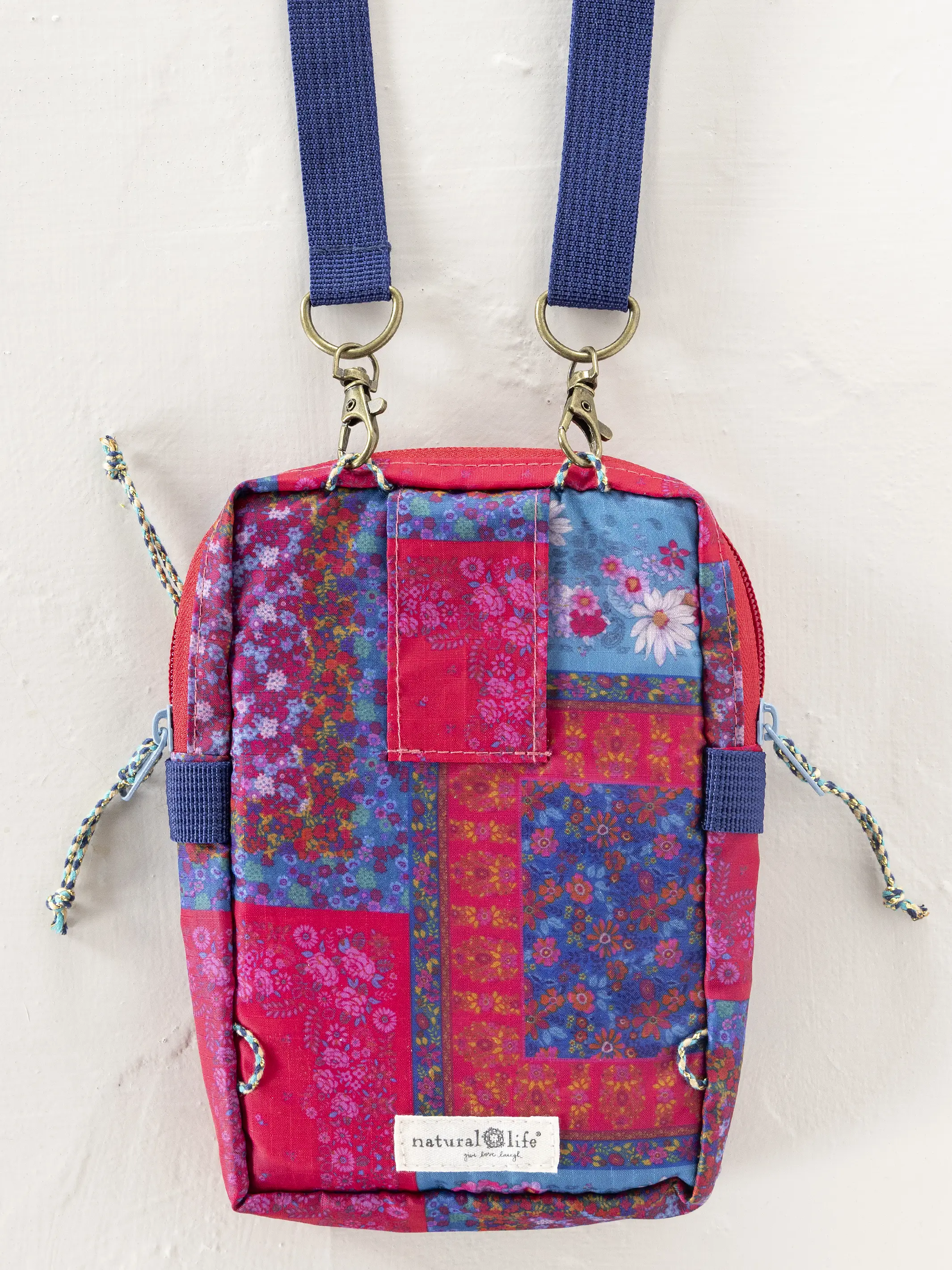 8-in-1 Pocket Crossbody - Jewel Positano Scarf - Image 4