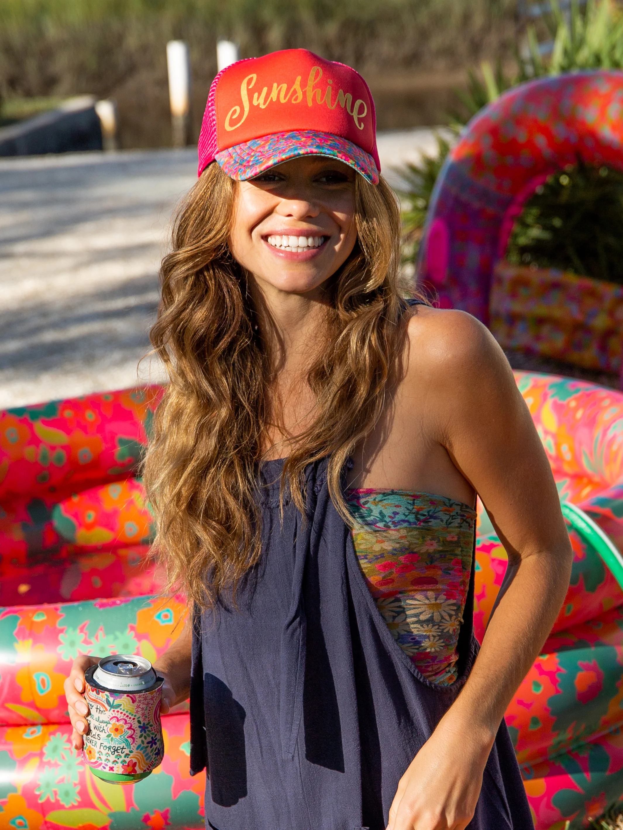 Adjustable Trucker Hat - Sunshine - Image 5