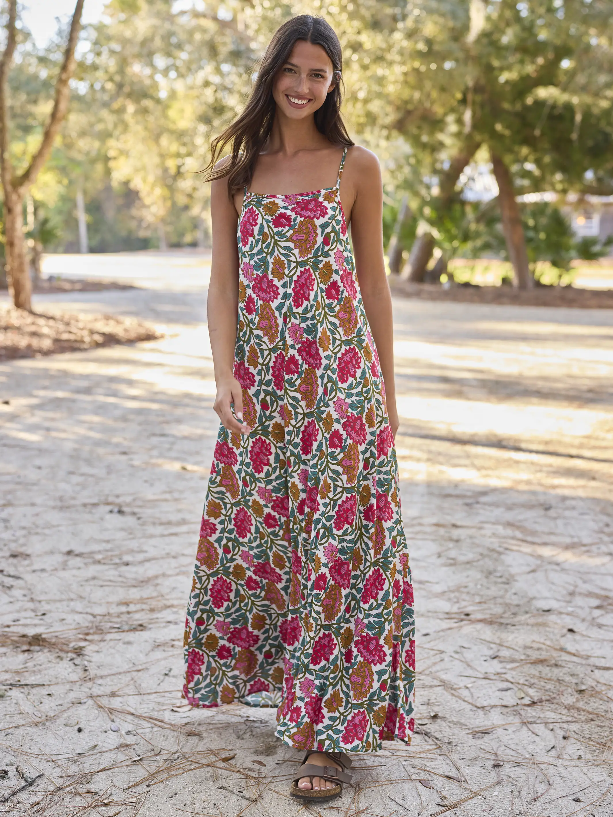 Amellia Maxi Dress - Lush Zinnias - Image 2