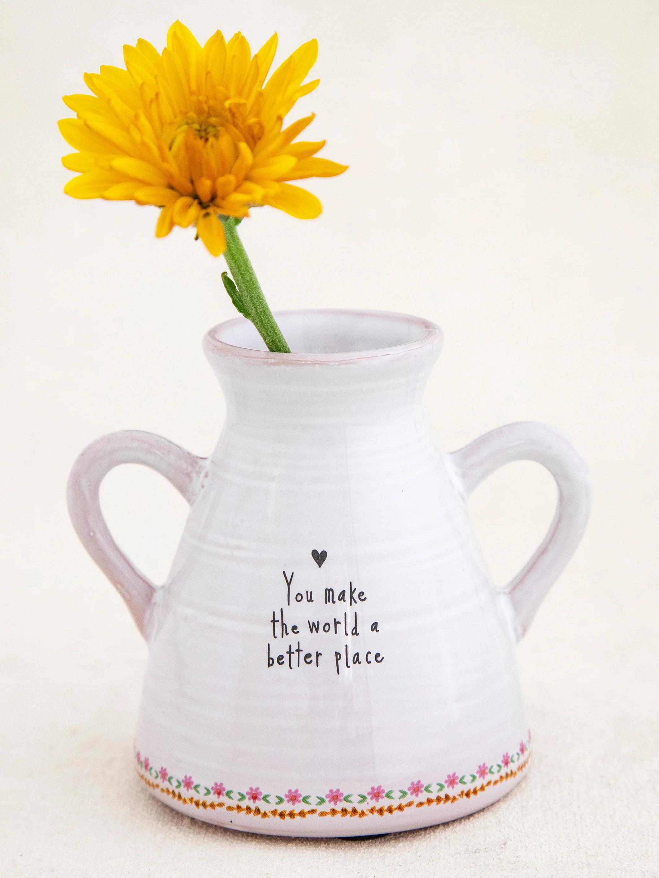Artisan Bud Vase - You Make The World Better - Image 2