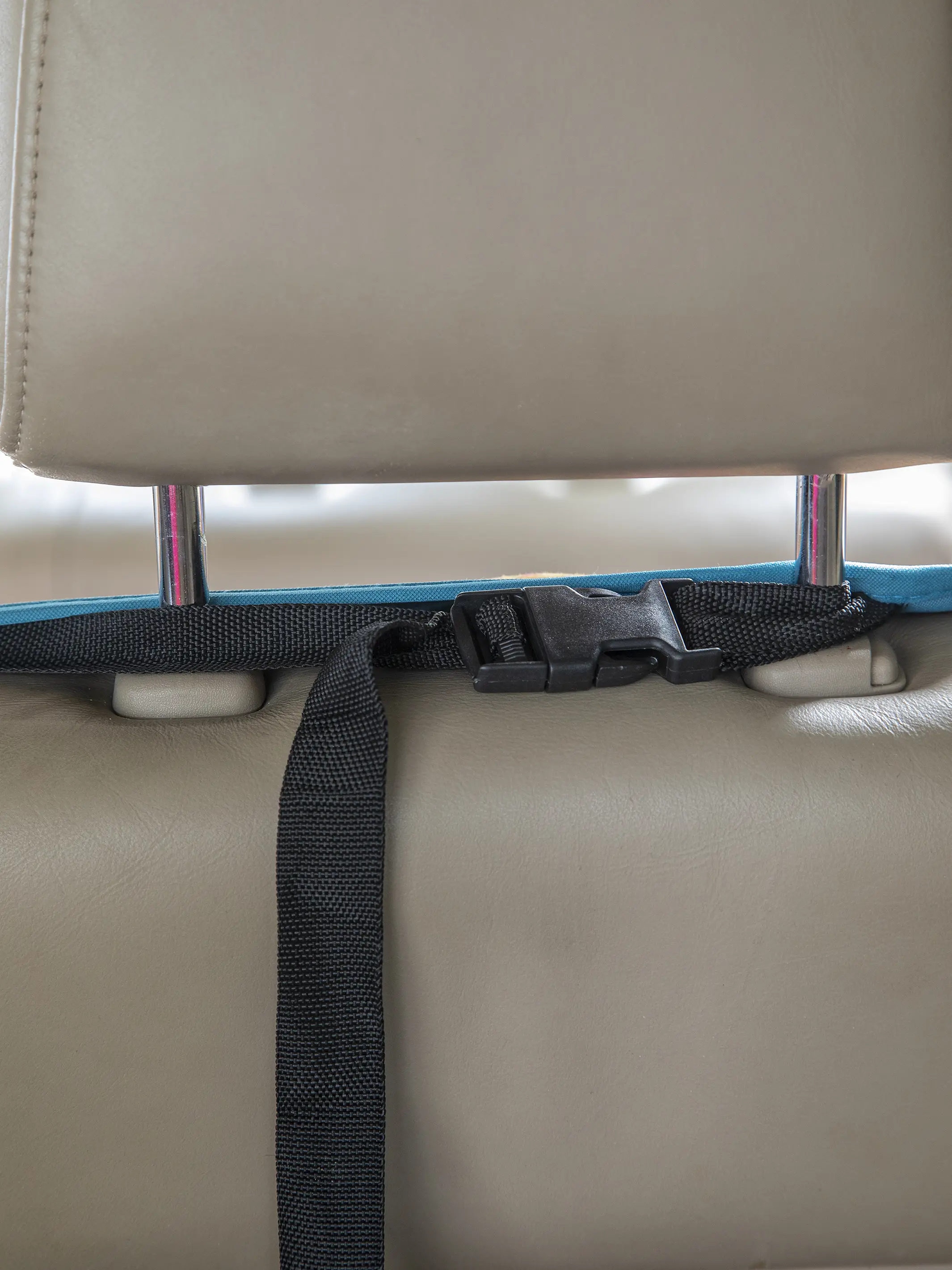 Back Car Seat Cover - Blue Garden Patchwork - Image 3