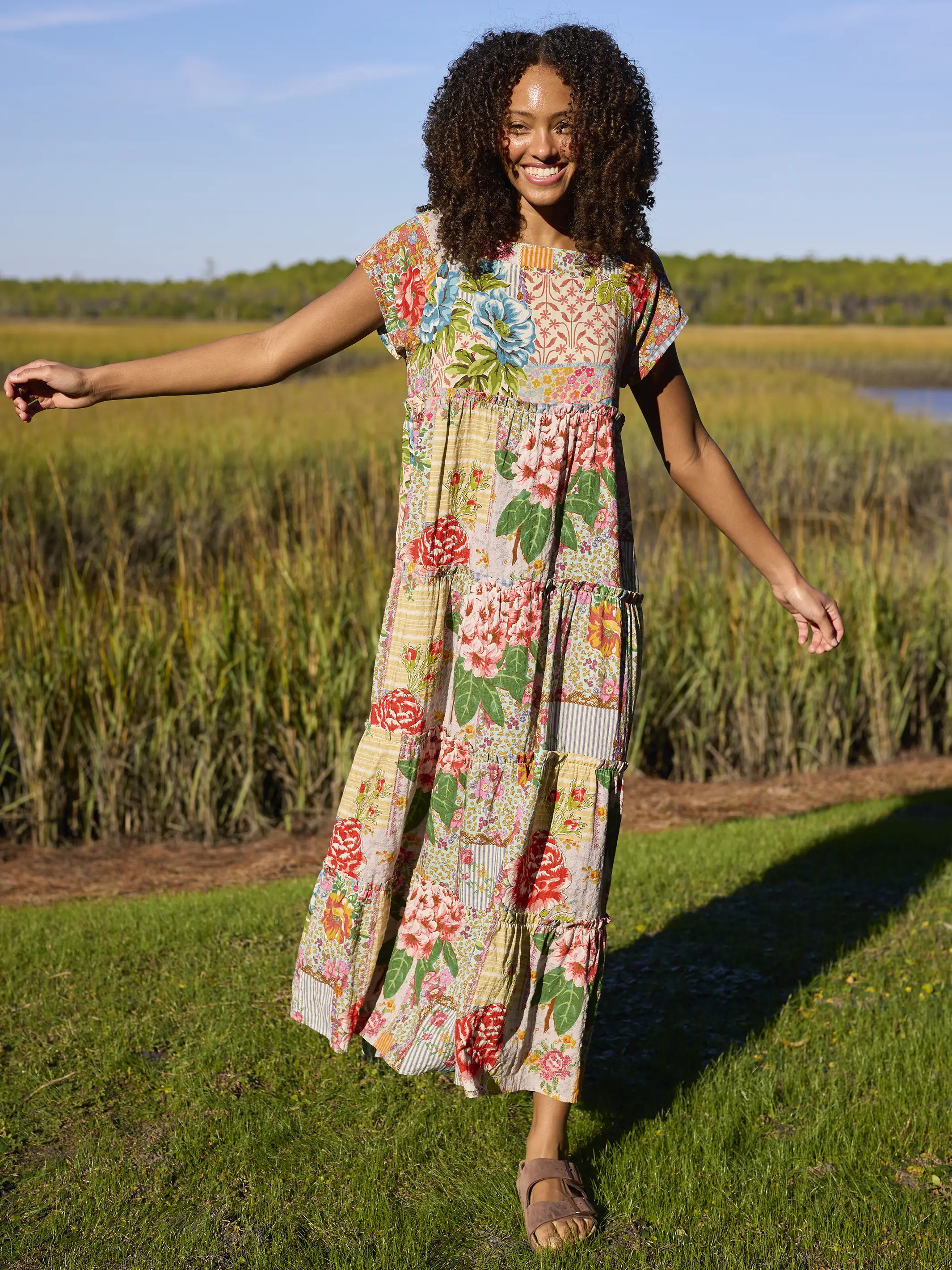 Berkley Maxi Dress - Vintage Treasure Pink - Image 5