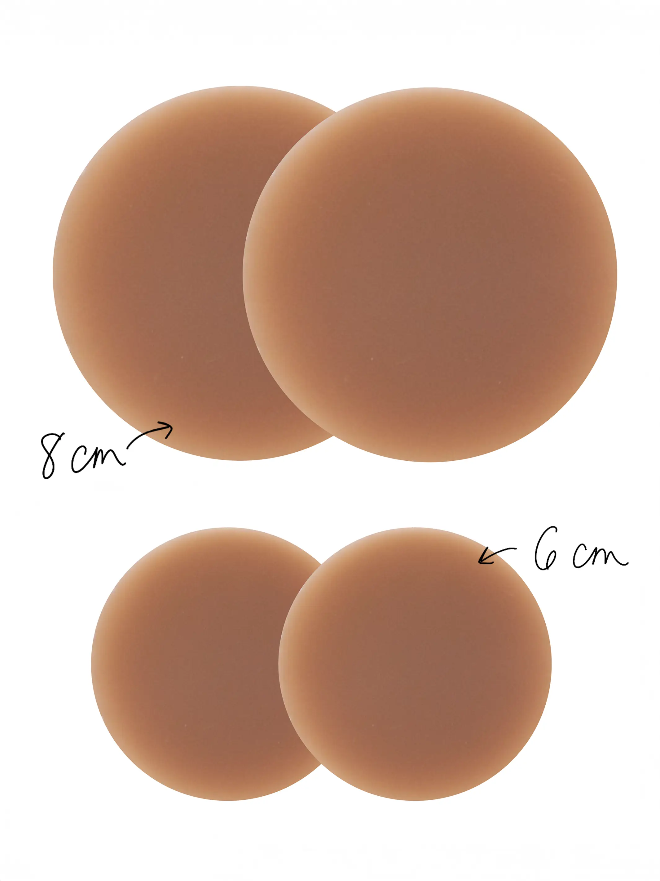 Boob-eez® x Natural Life Deluxe Duo Nipple Cover - Dark - Image 3