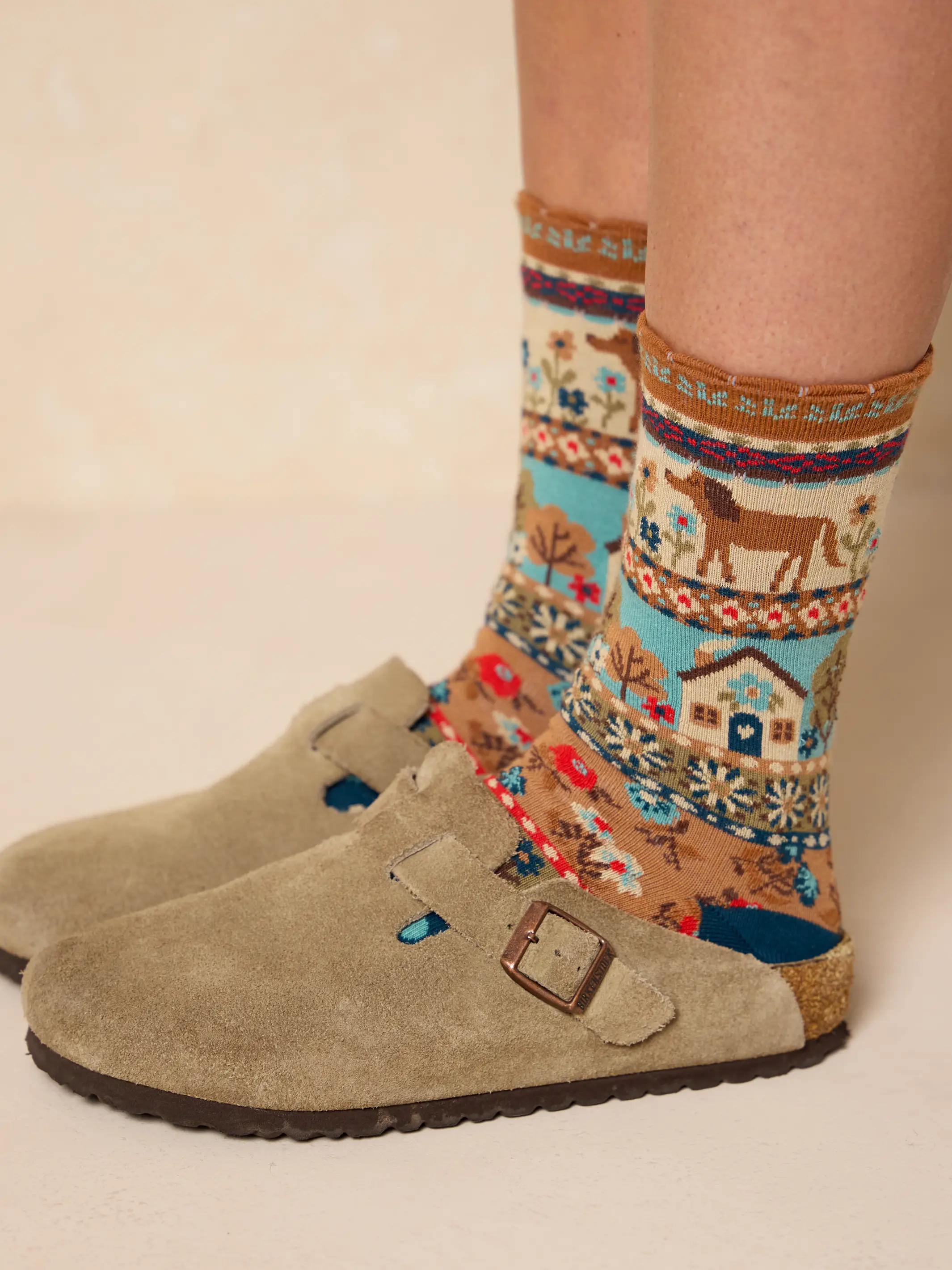 Boxed Boho Sock Set, Set of 3 - Dog - Image 2