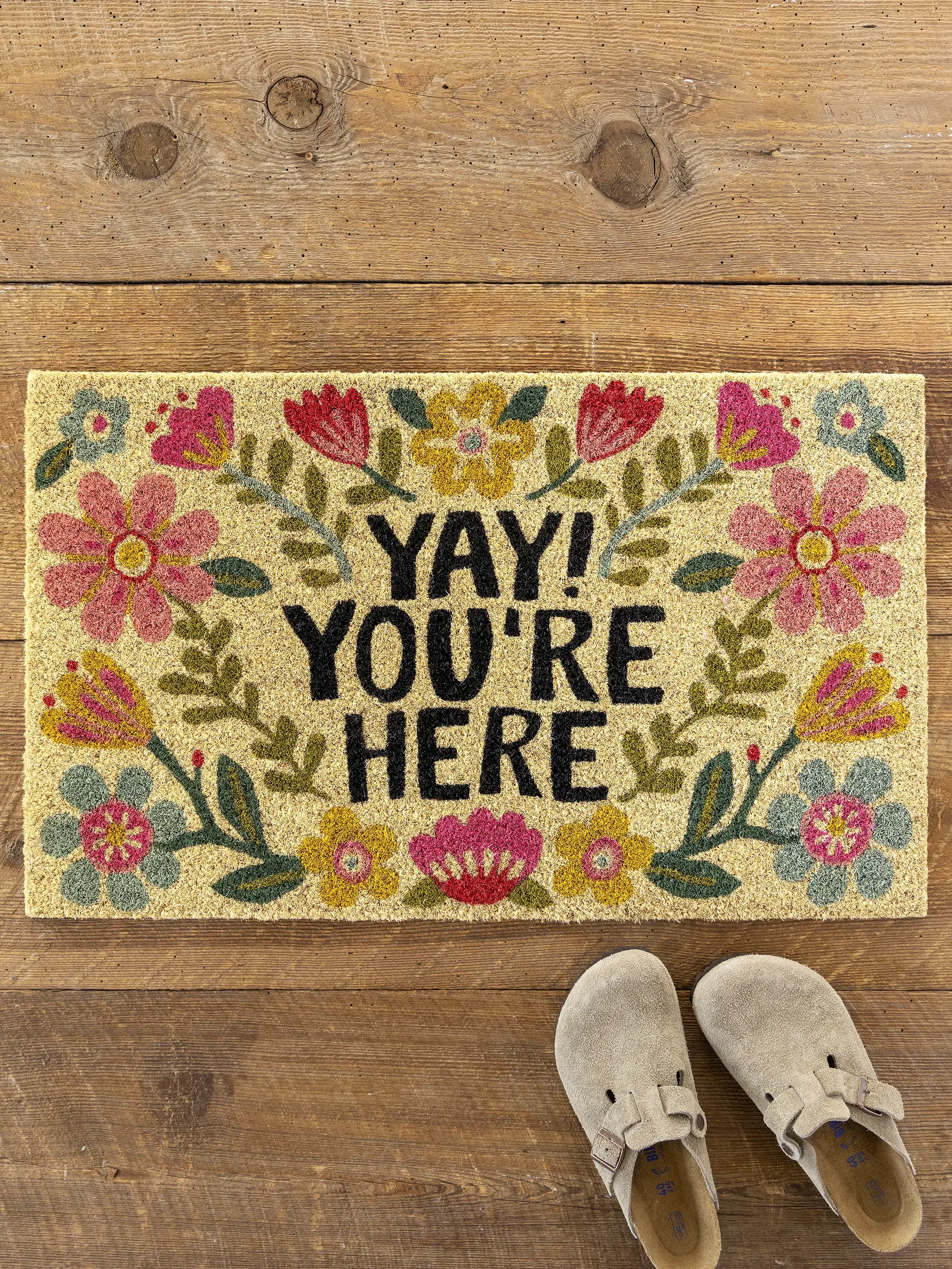 Bungalow Doormat - Cream Yay You're Here - Image 4