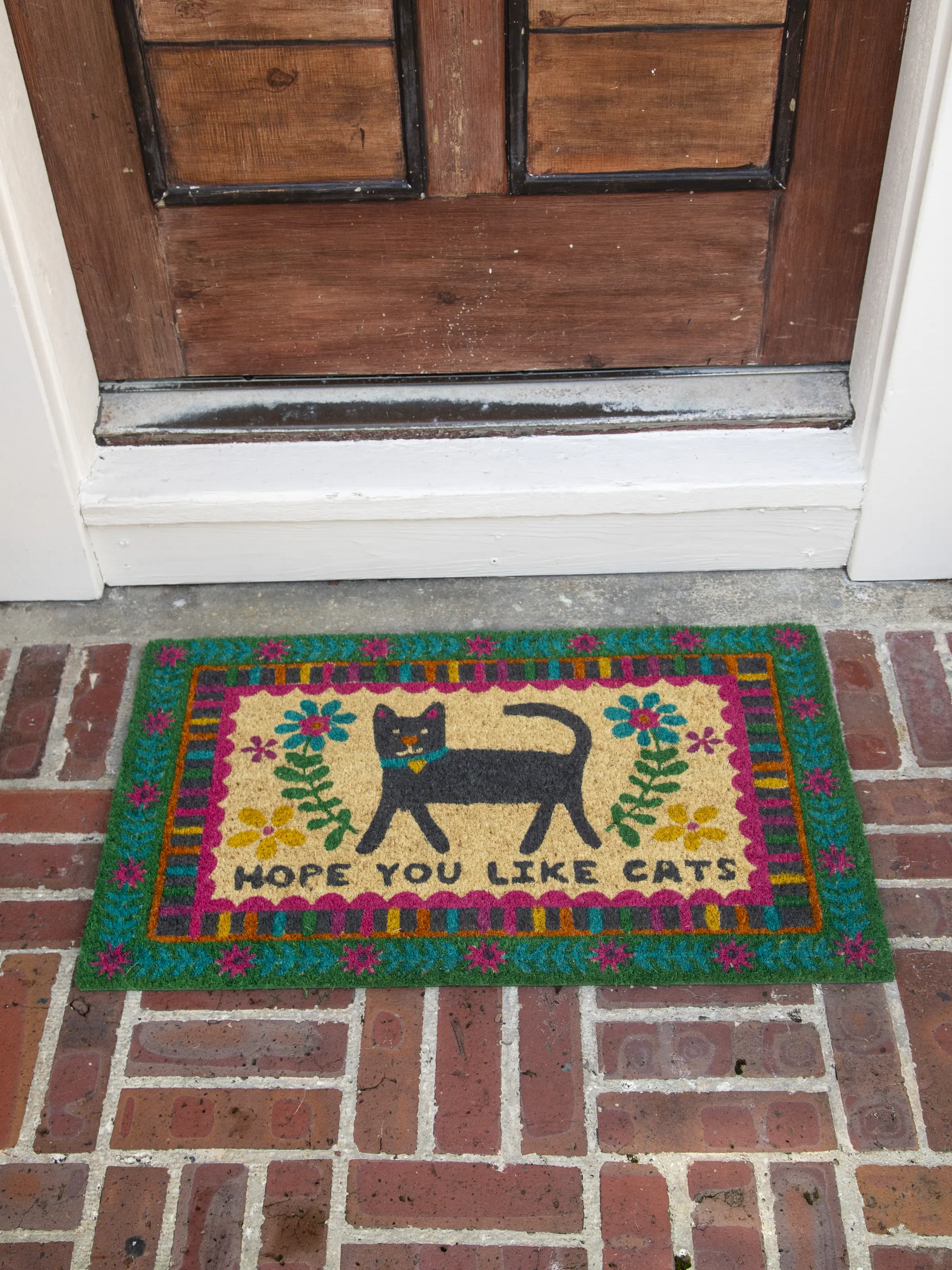 Bungalow Doormat - Hope You Like Cats - Image 2