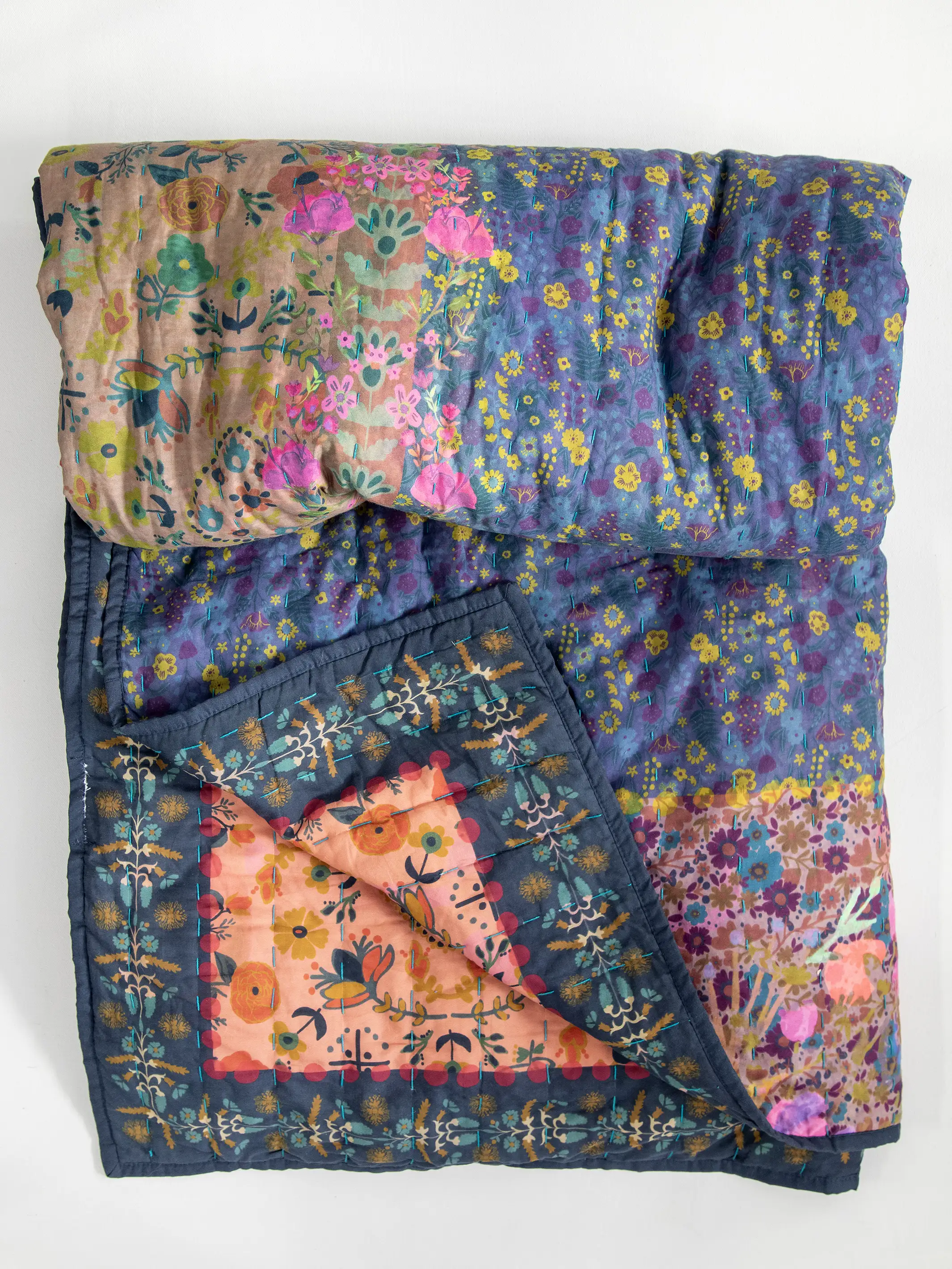Bungalow Reversible Cotton Quilt - Maia - Image 3
