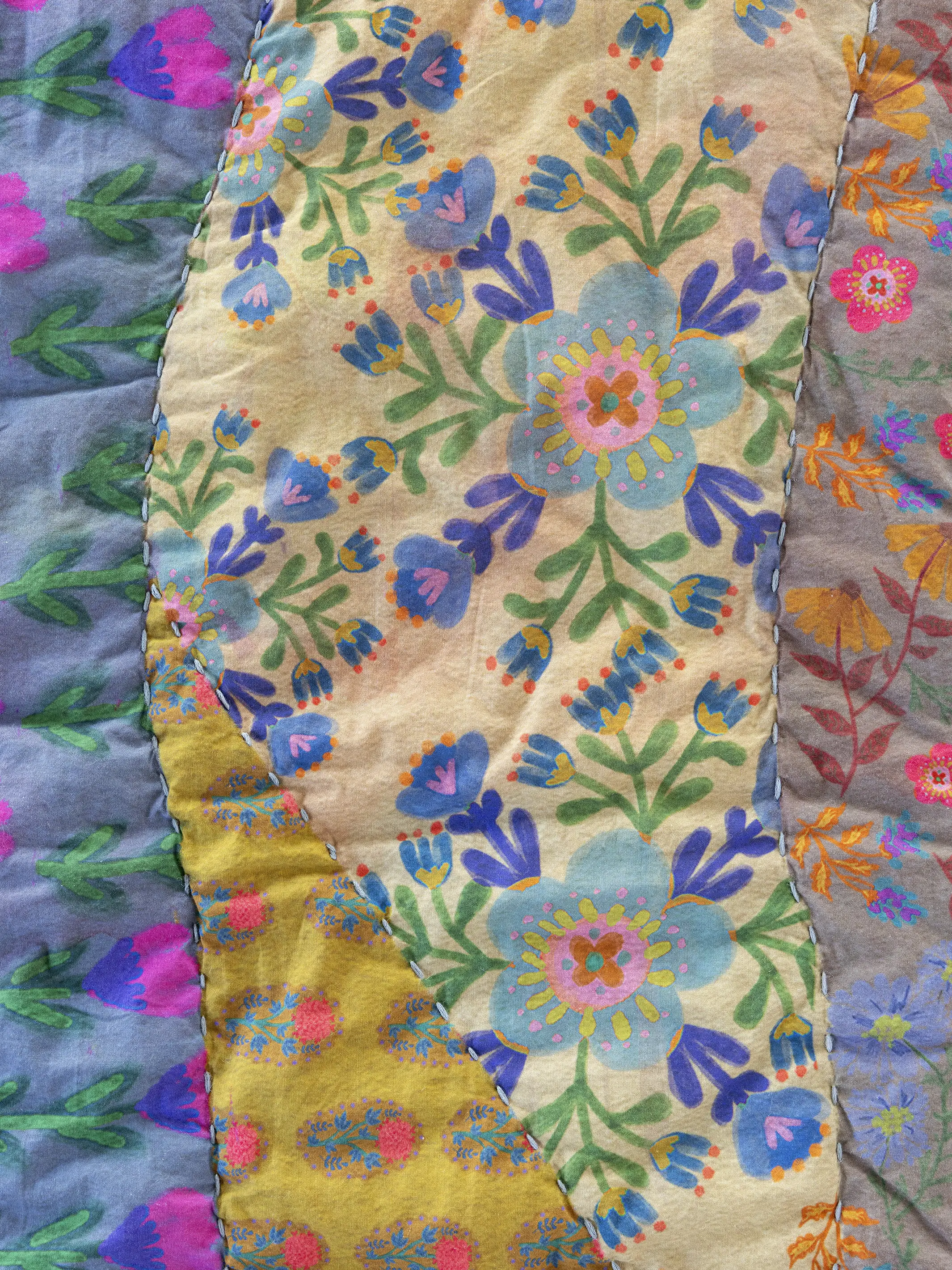 Bungalow Reversible Cotton Shams, Set of 2 - Garden Waves - Image 3