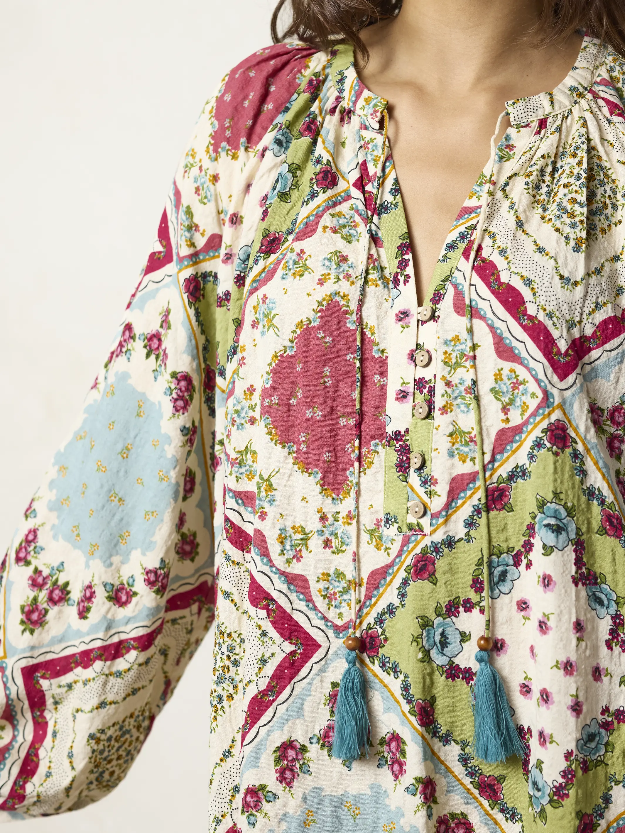 Camille Mini Dress - Handkerchief Mix - Image 5
