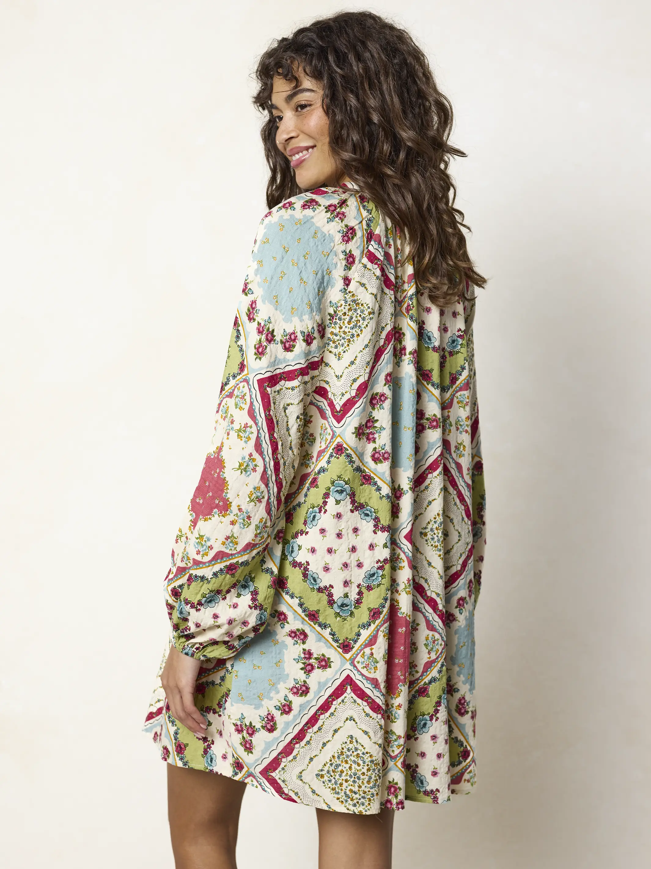 Camille Mini Dress - Handkerchief Mix - Image 7