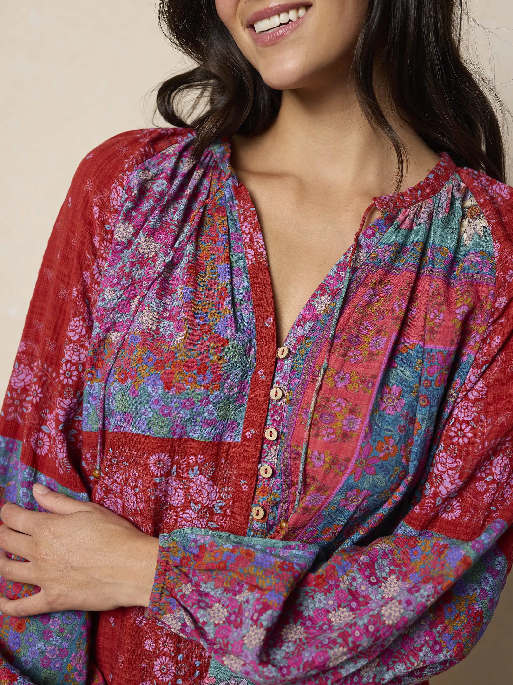 Camille Top - Jewel Positano Scarf - Image 4