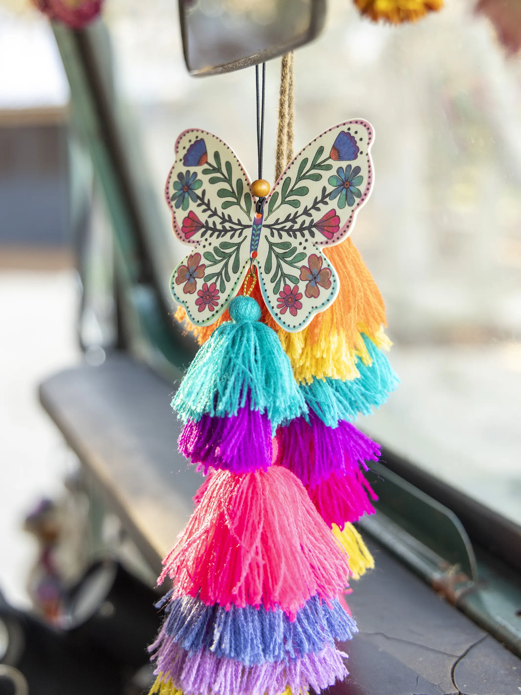 Car Air Freshener - Cream Butterfly - Image 2