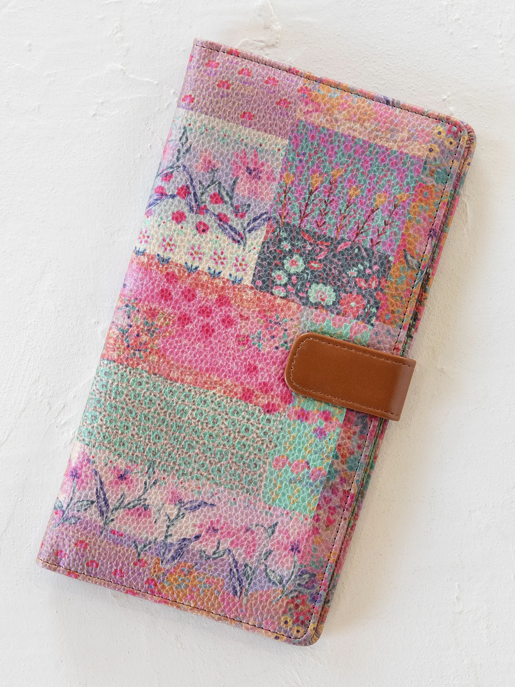 Car Document Holder - Pink Watercolor Patchwork - Image 2
