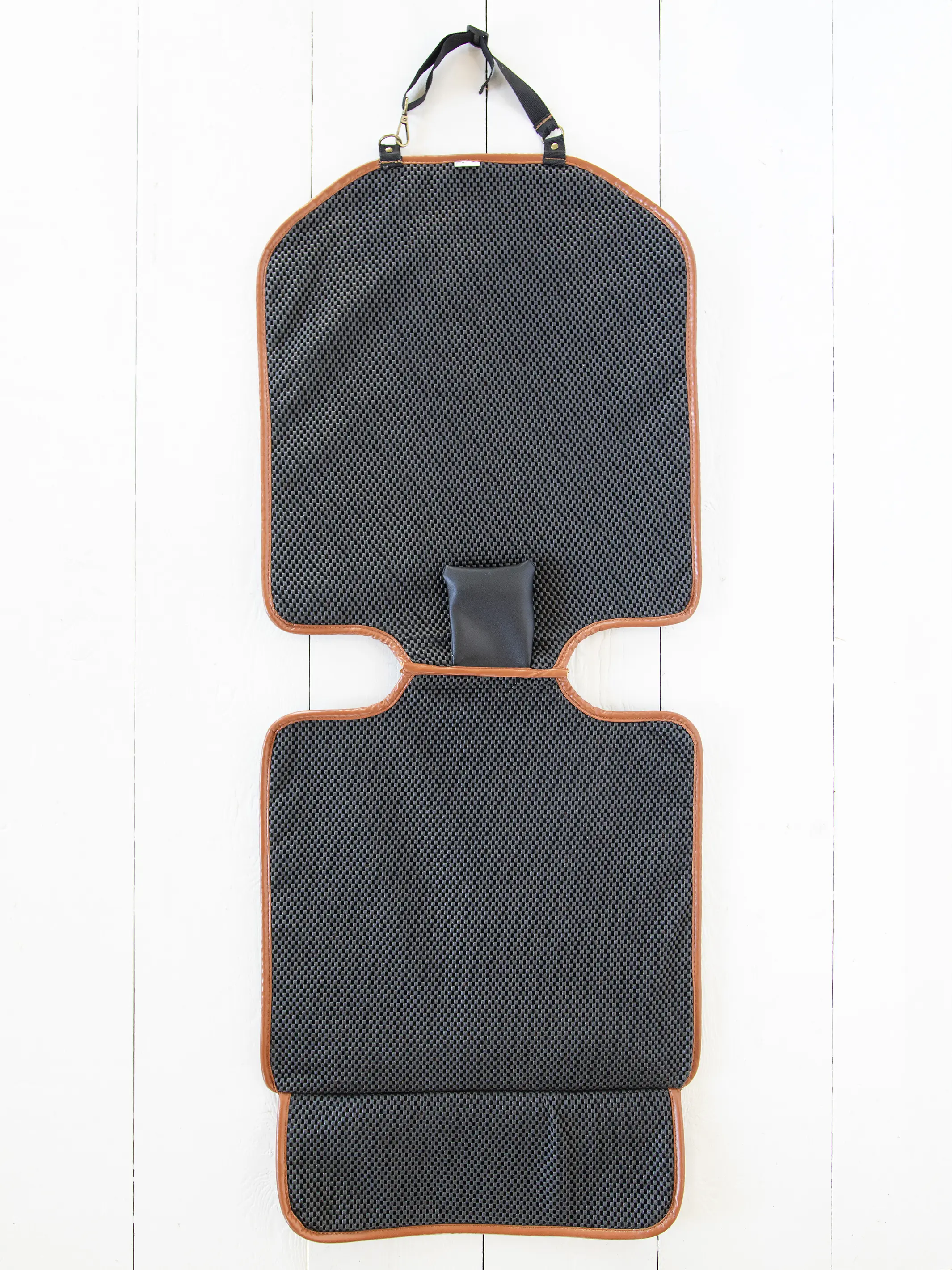 Car Seat Protector - Pink Watercolor Patchwork - Image 5