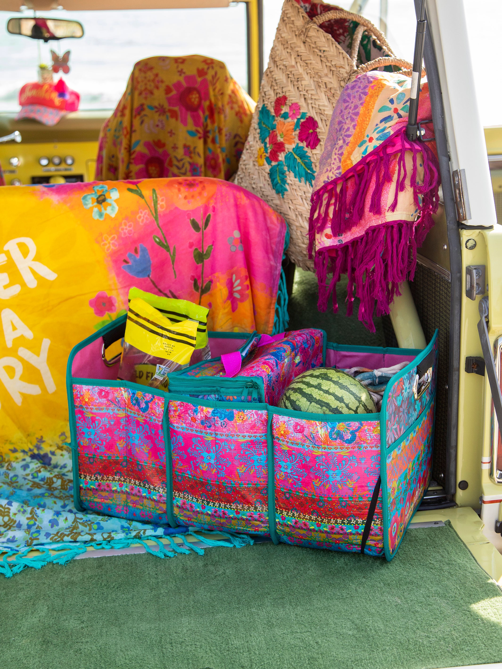 Car Trunk Organizer - Floral Border - Image 5