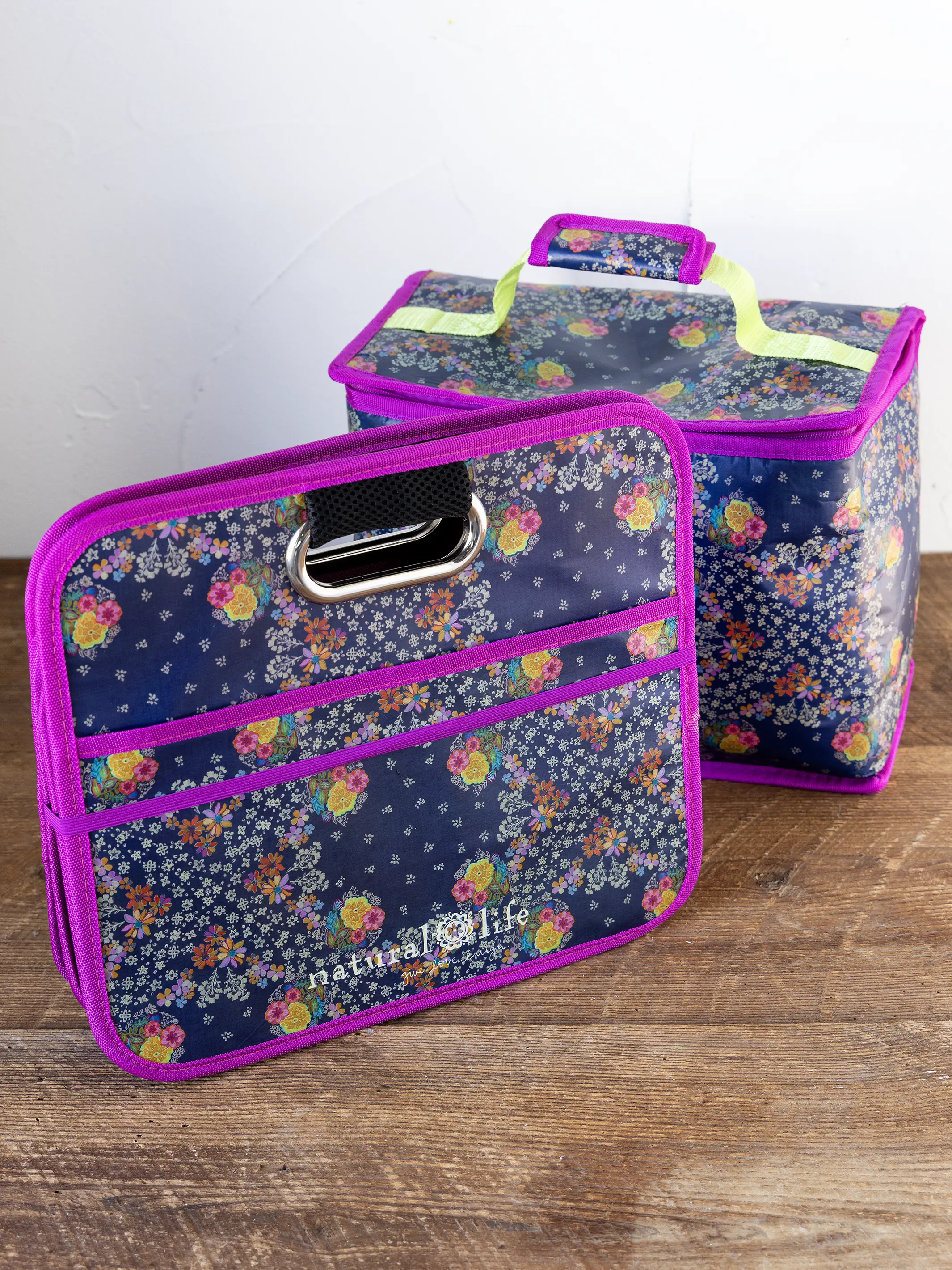 Car Trunk Organizer - Tropic Bandana Navy - Image 3