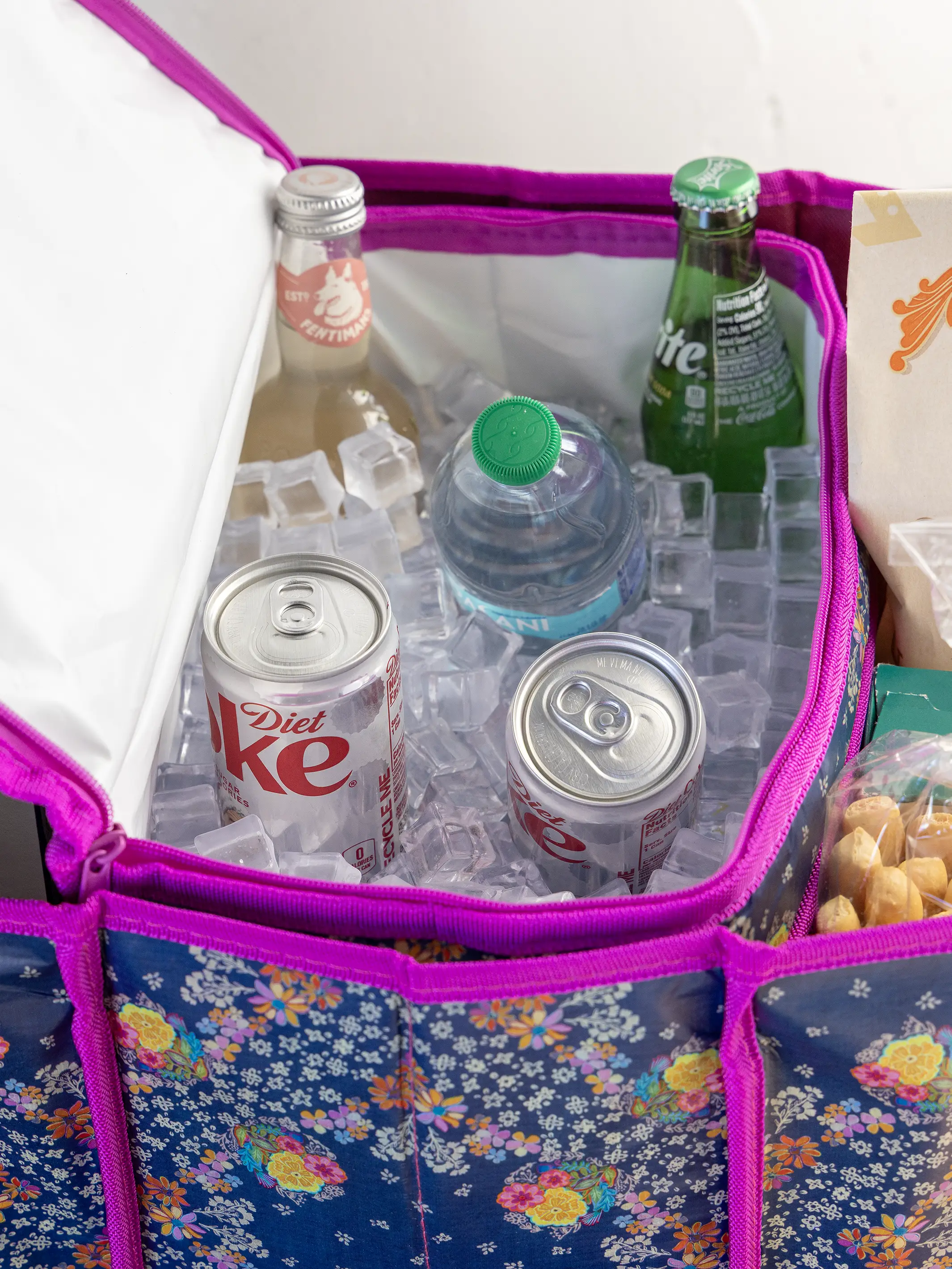 Car Trunk Organizer - Tropic Bandana Navy - Image 4