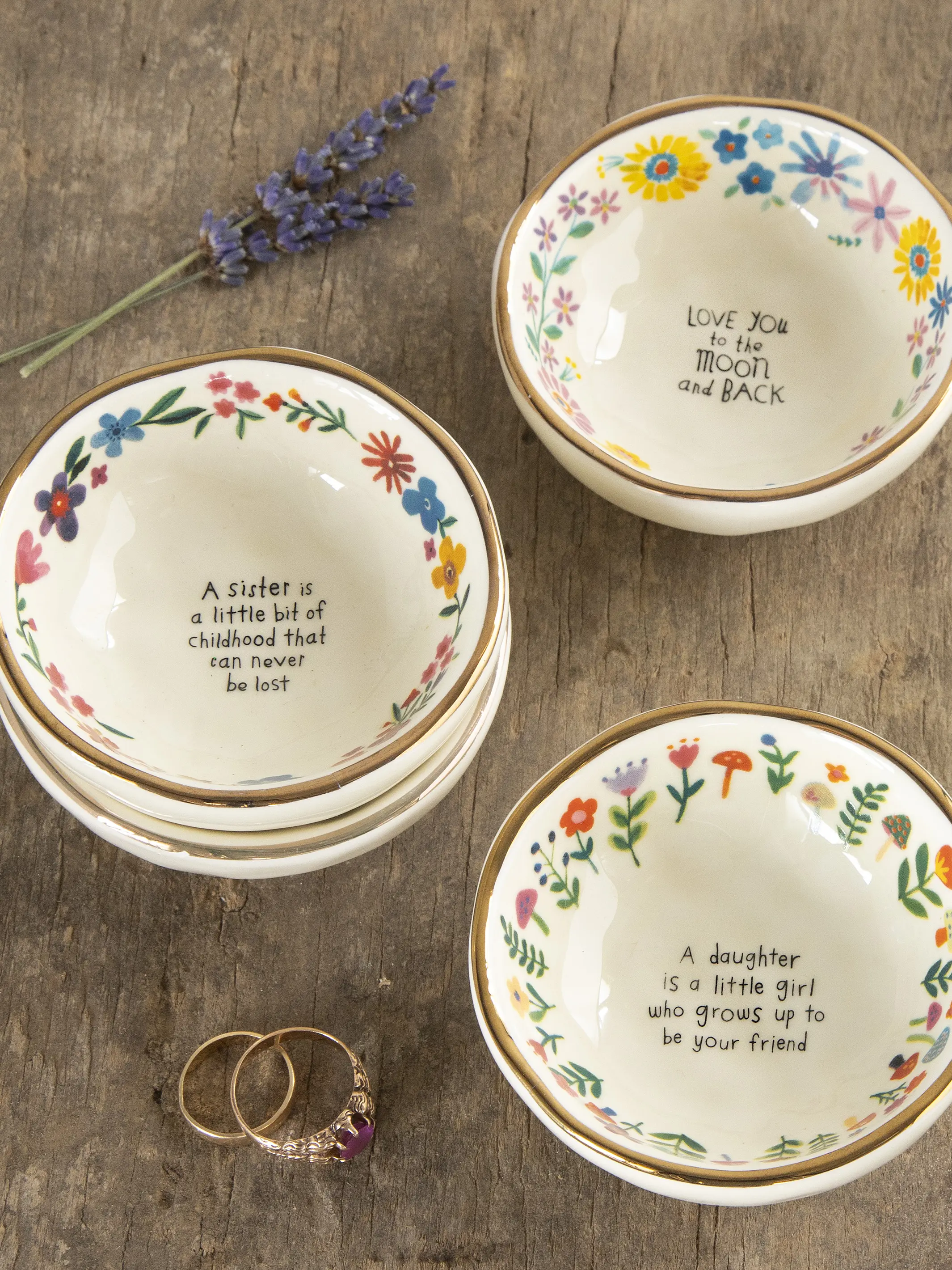Ceramic Giving Trinket Bowl - Sister Childhood - Image 3