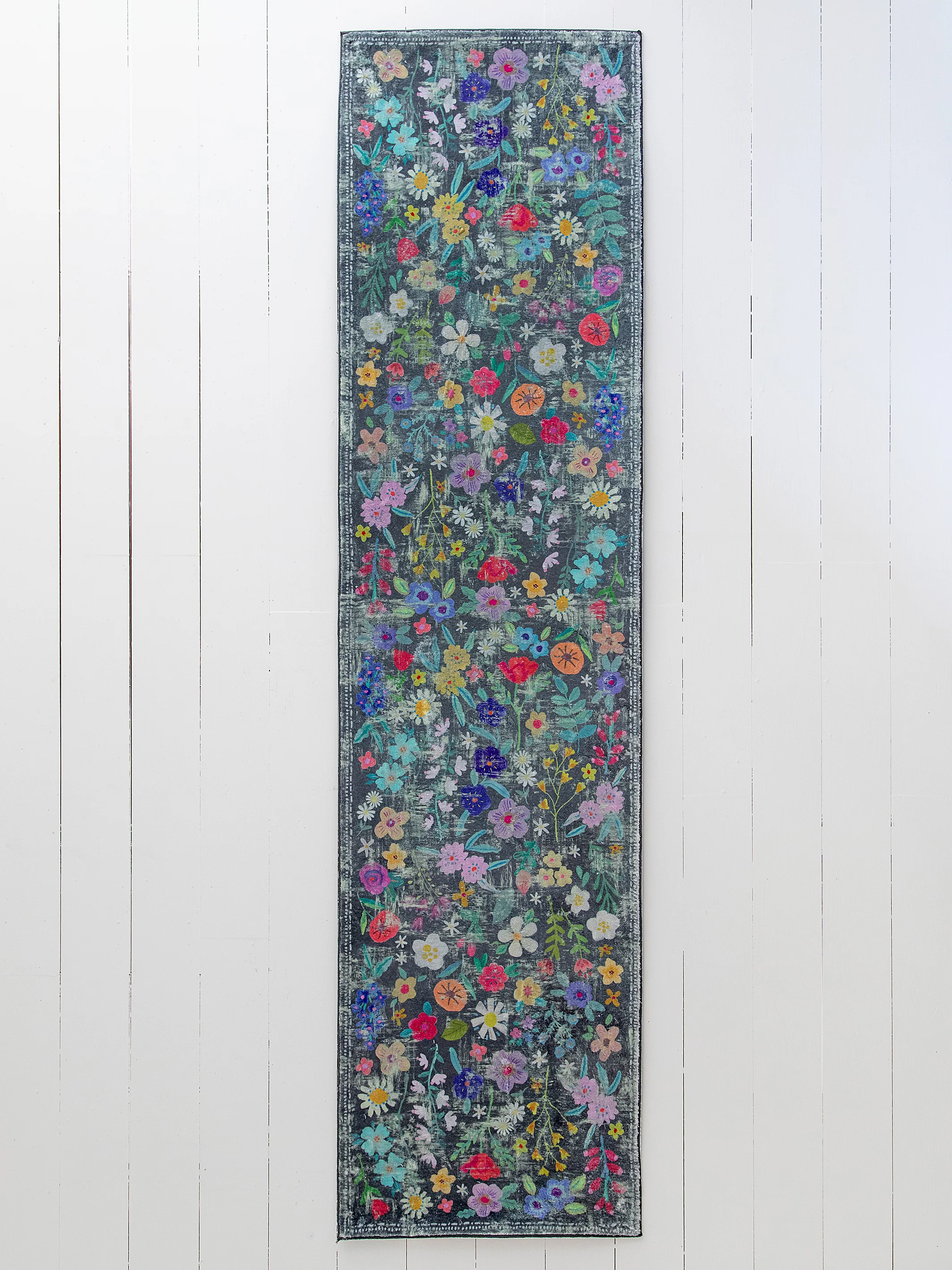 Chenille Rug, 2' x 8' - Wildflower - Image 2