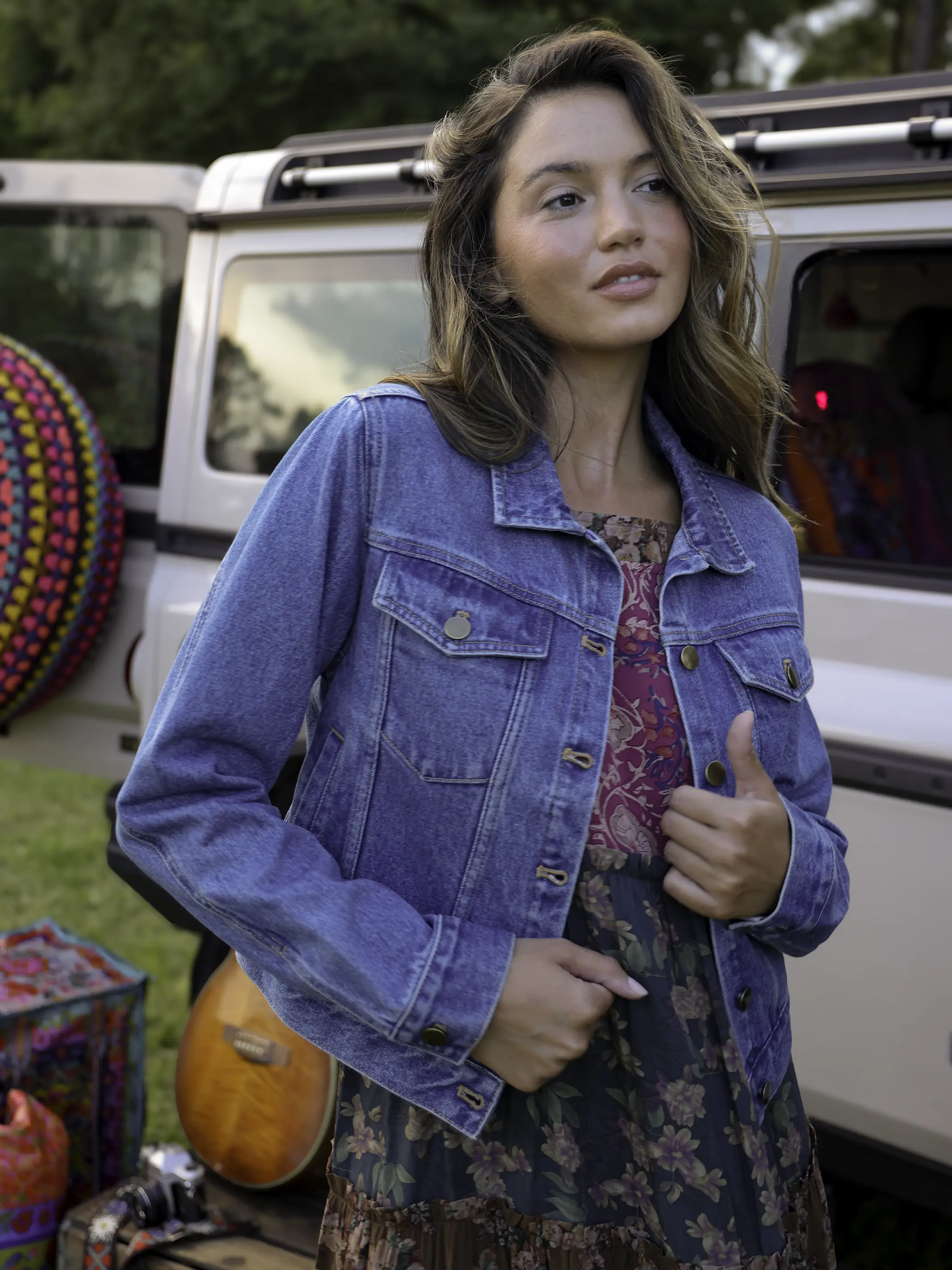 Classic Denim Jacket - Medium Wash - Image 2