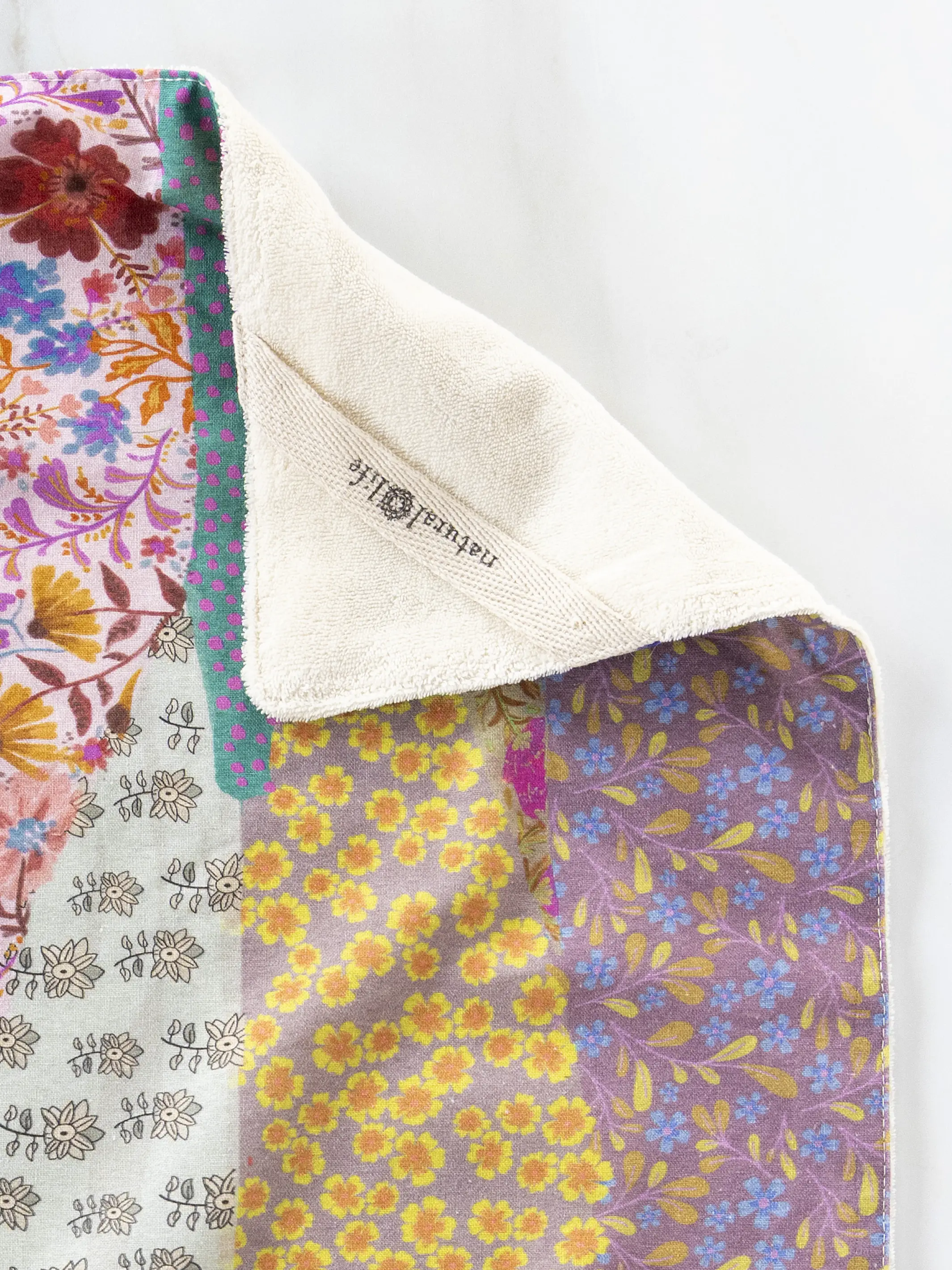Cotton Dish Towel - Garden Waves - Image 3