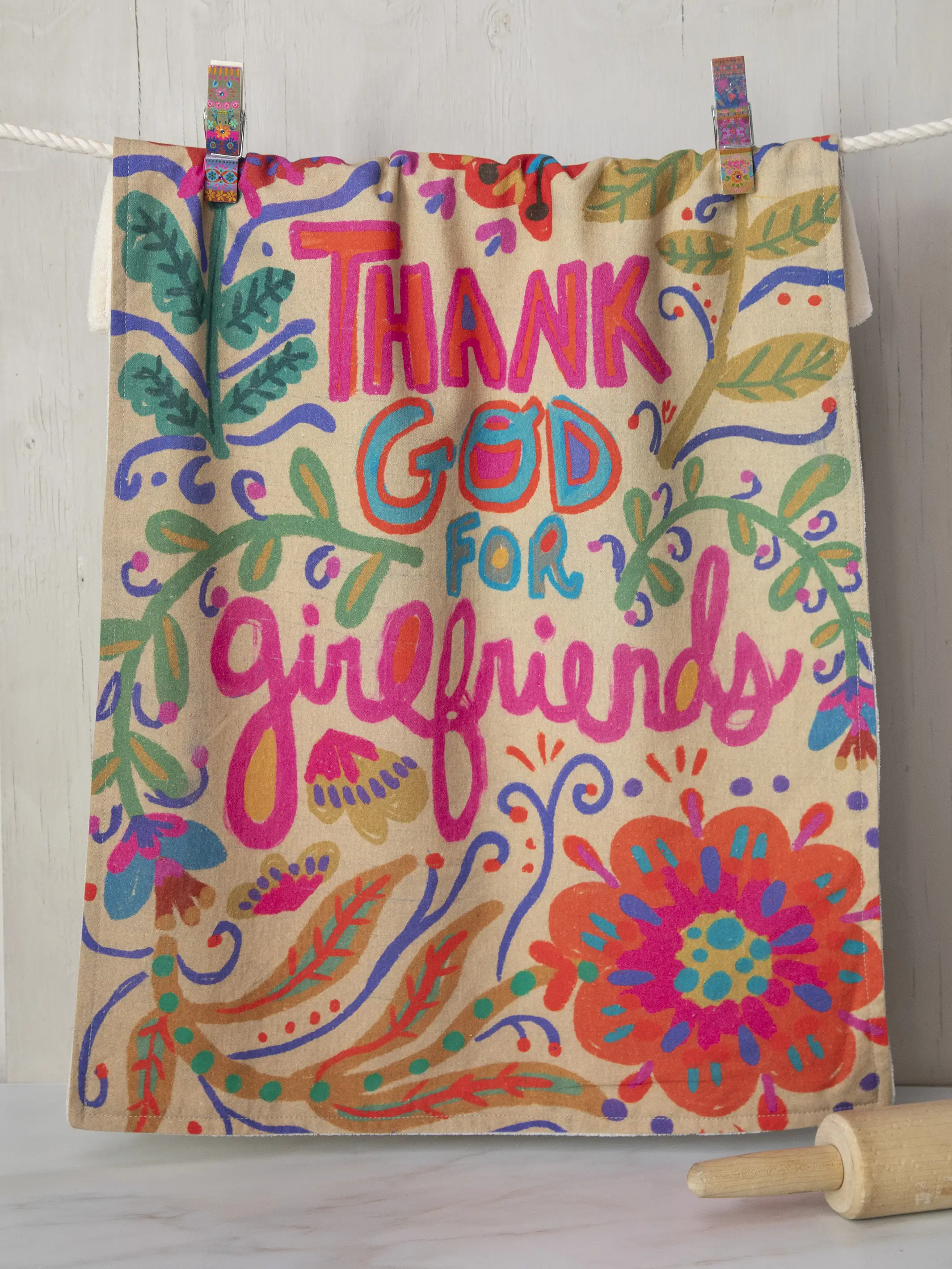 Cotton Dish Towel - Girlfriends - Image 2