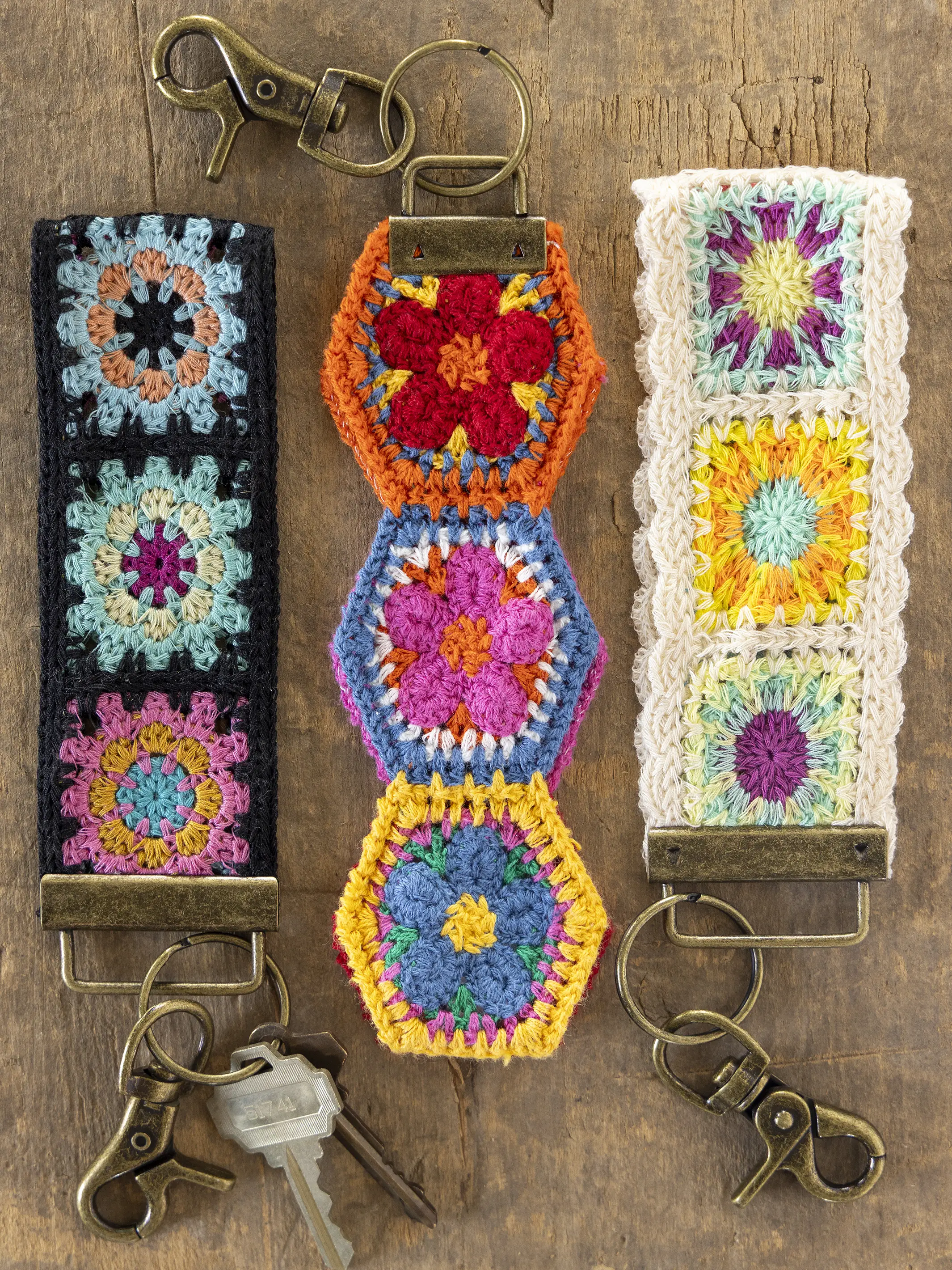 Crochet Key Fob - Black - Image 3