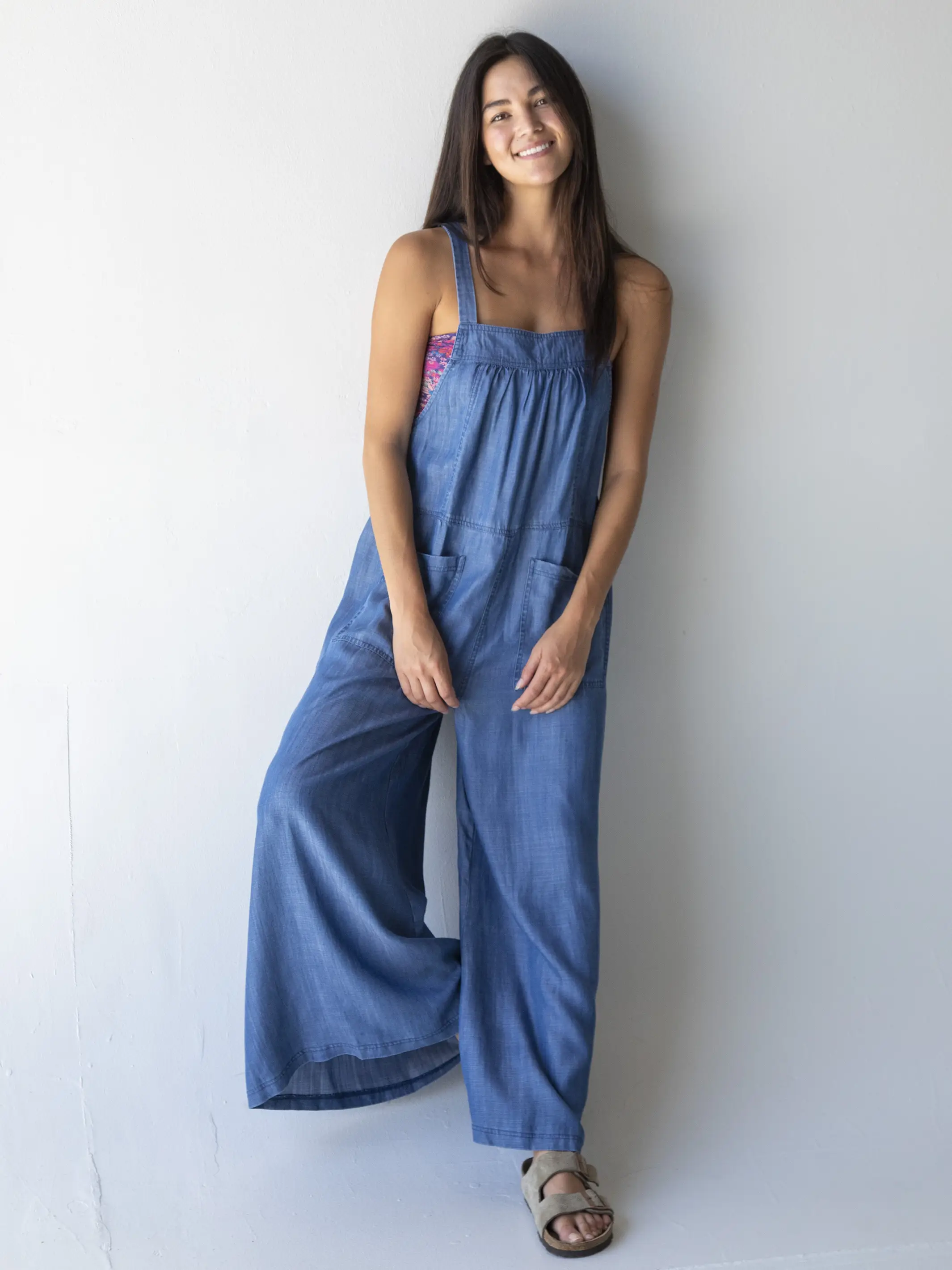 Dakota Tie Overall - Chambray - Image 2