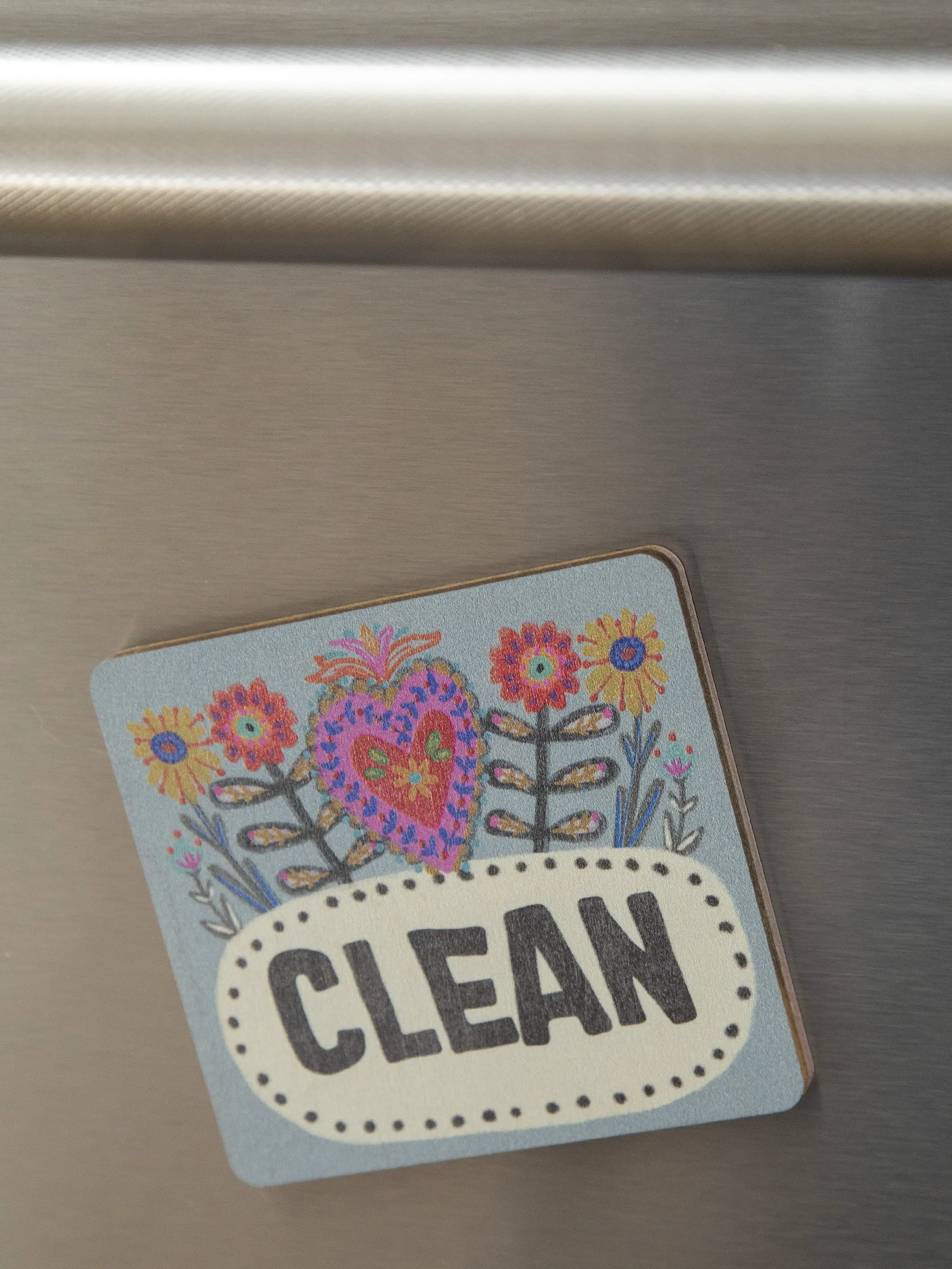 Double-sided Dishwasher Magnet - Heart - Image 2