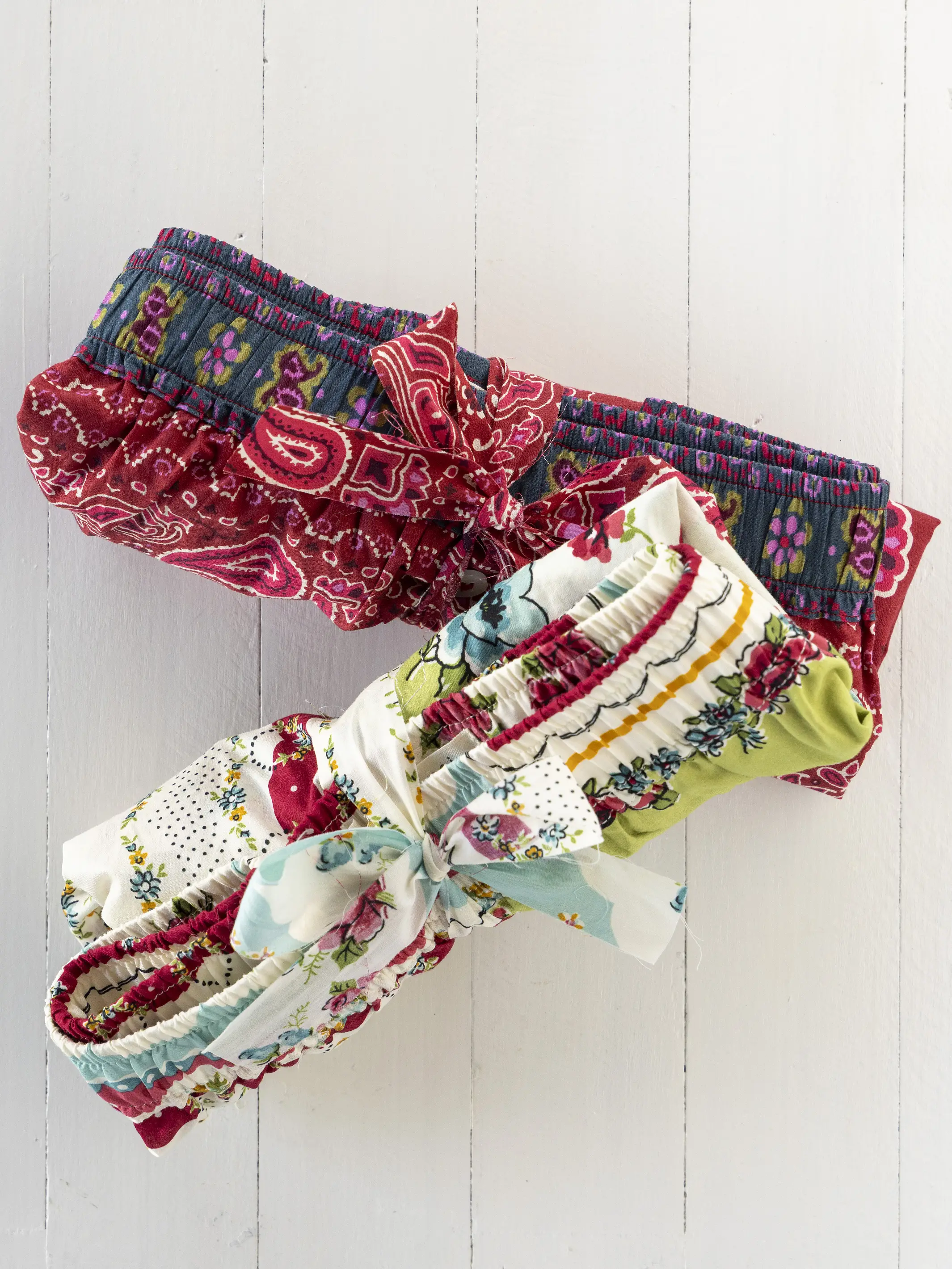 Dream On Cotton Boxer Shorts - Brimfield Bandana Ruby - Image 5