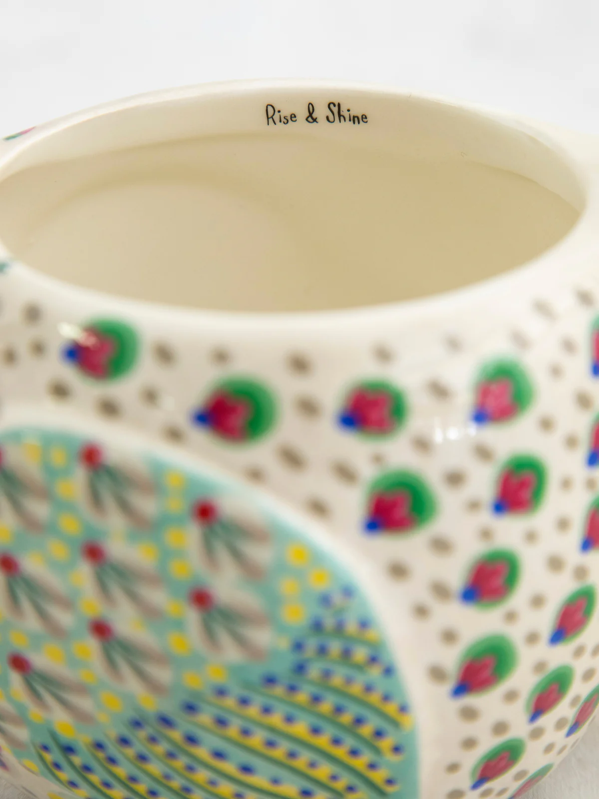 Folk Art Coffee Mug - Penny The Chicken - Image 3