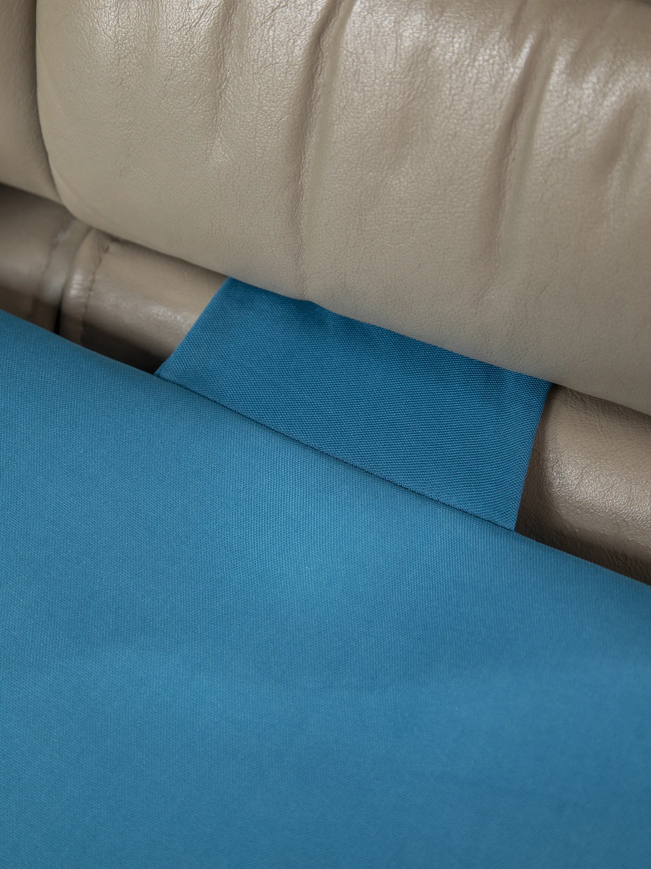 Front Car Seat Cover, Set of 2 - Blue Garden Patchwork - Image 5