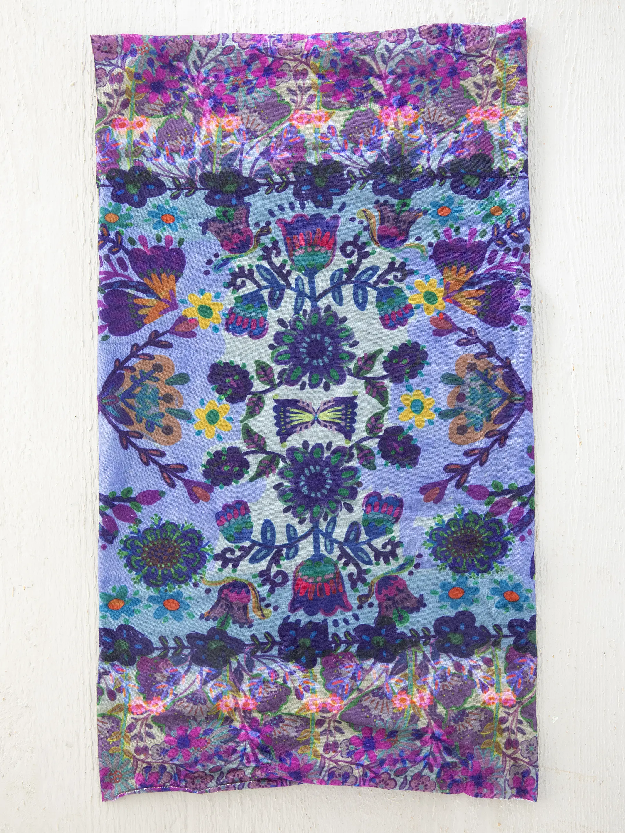 Full Boho Bandeau® Headband - Border Folk Garden - Image 2