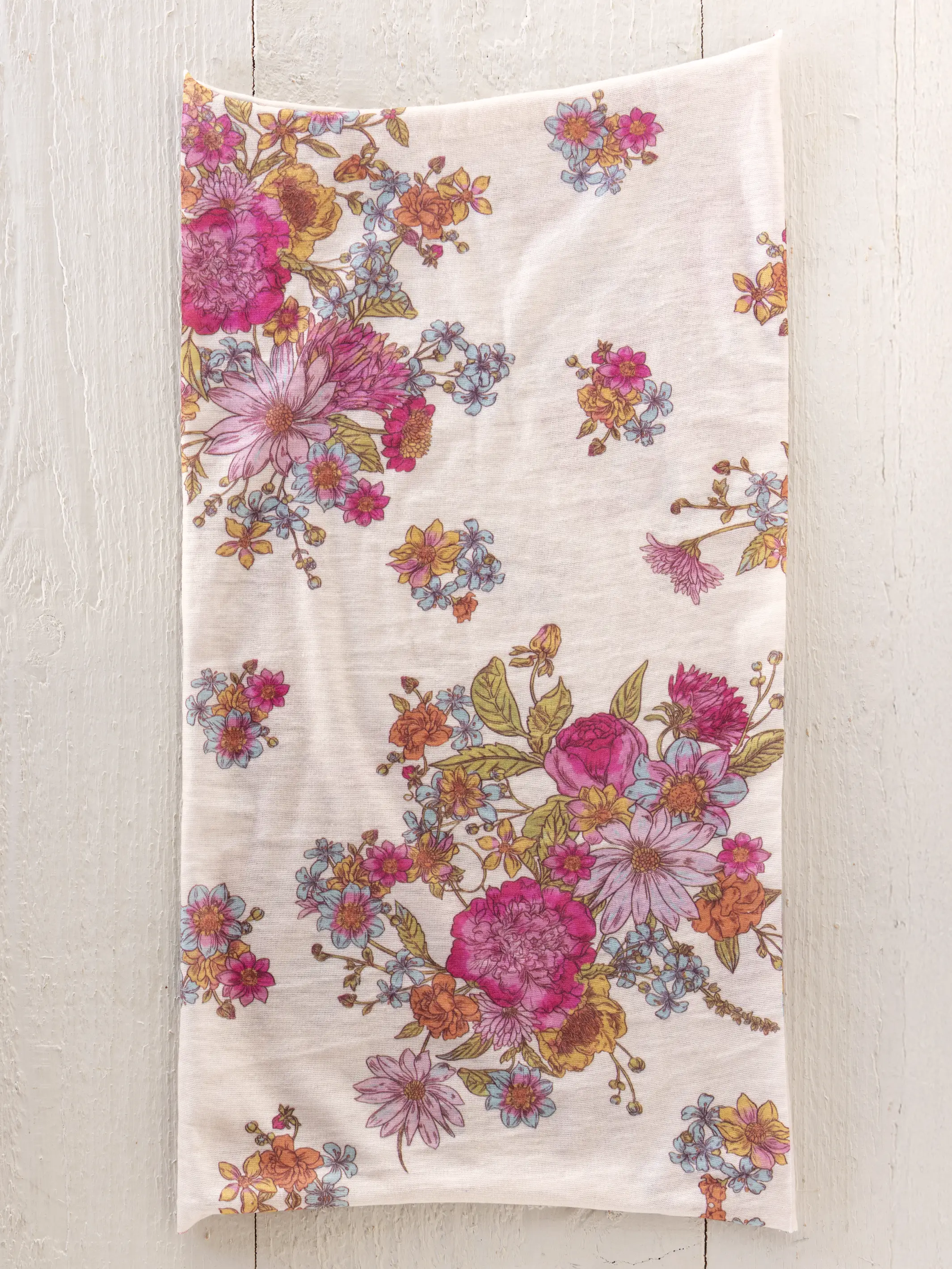 Full Boho Bandeau® Headband - English Garden Cream - Image 3