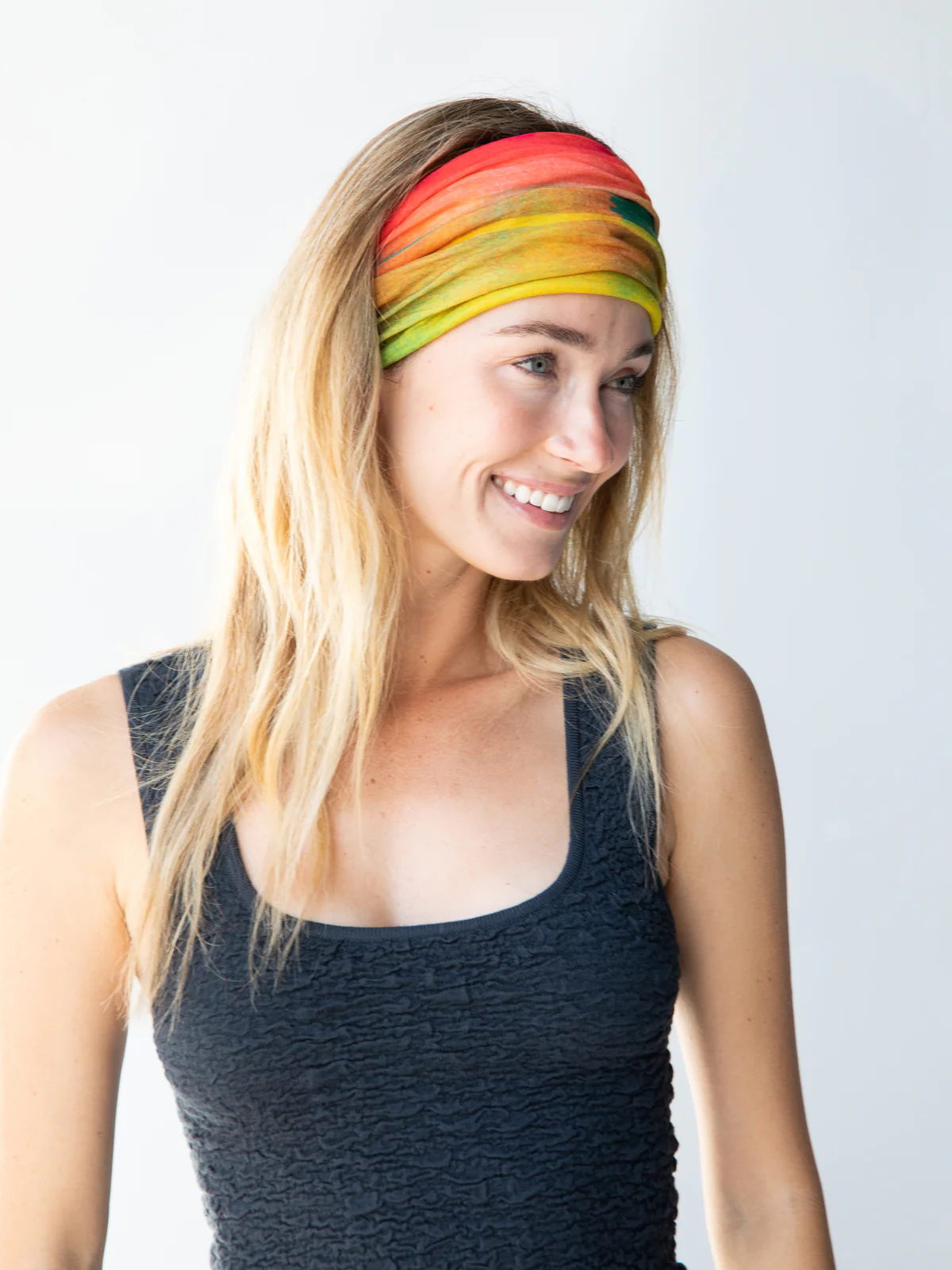 Full Boho Bandeau® Headband - Rainbow Ombre - Image 6