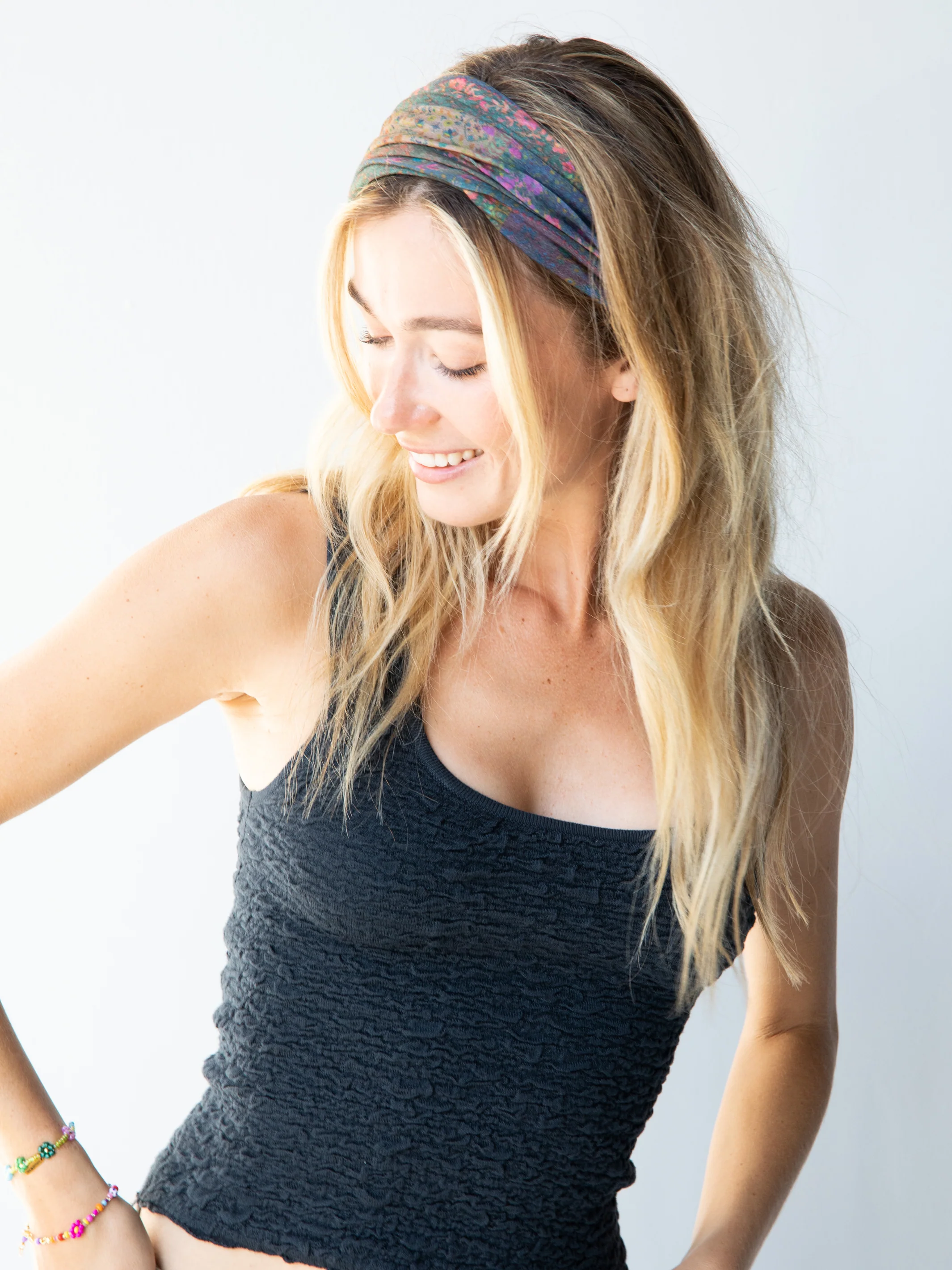 Full Boho Bandeau® Headband - Vintage Patchwork - Image 4