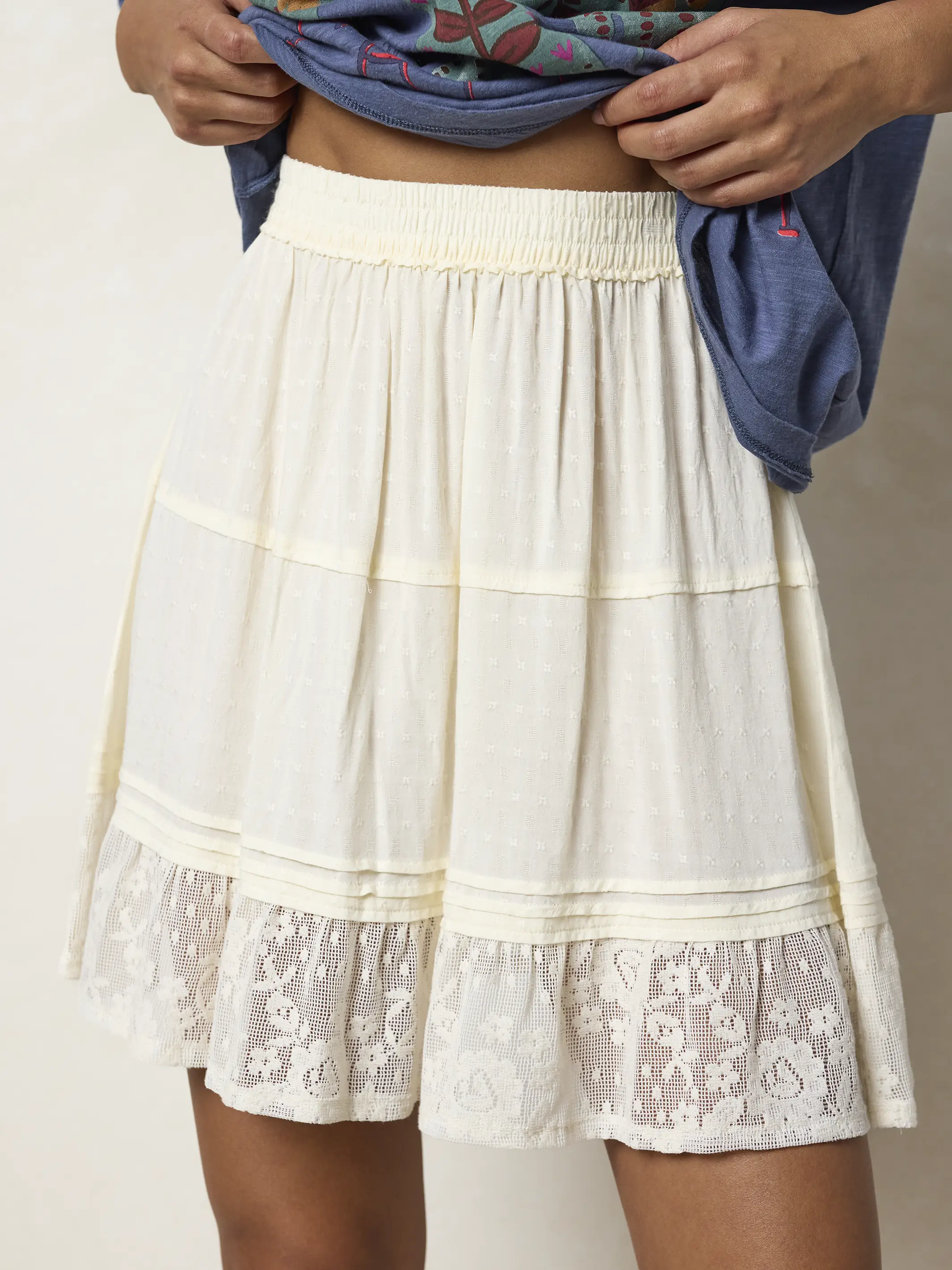 Garden Slip Skirt - Ivory - Image 3
