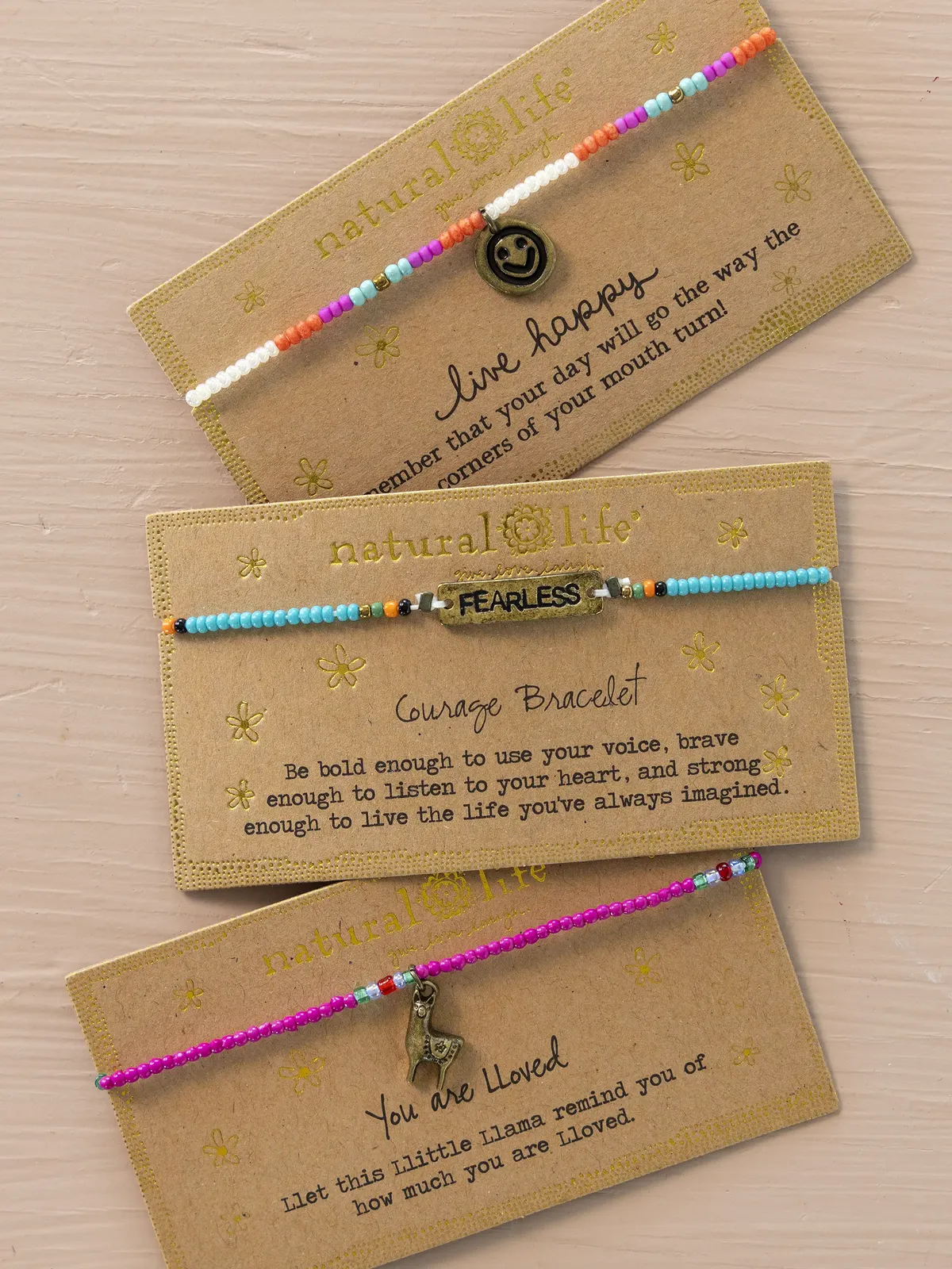 Giving Beaded Bracelet - Fearless - Image 2