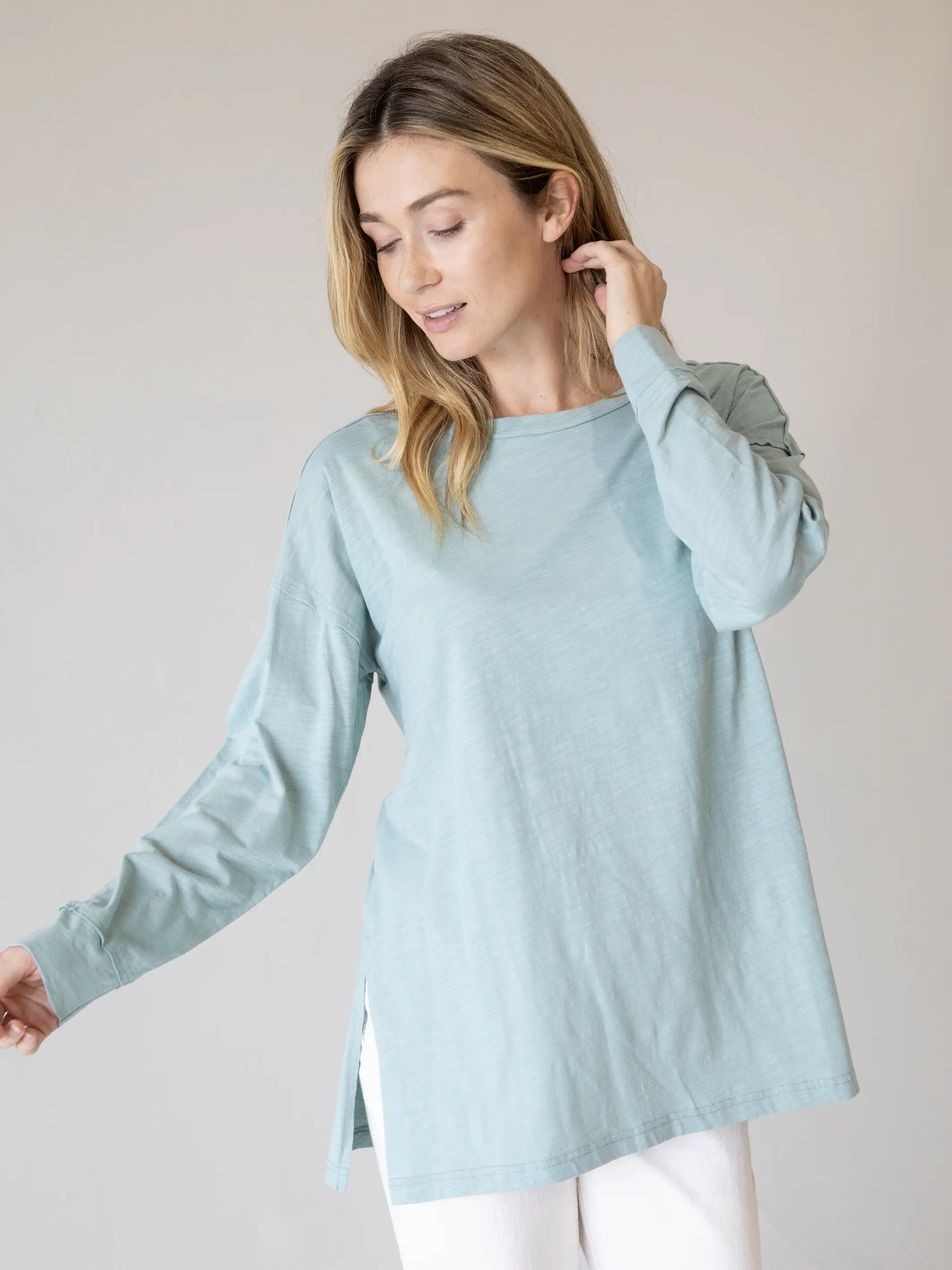 Hang Around Cotton Tunic - Bay - Image 3