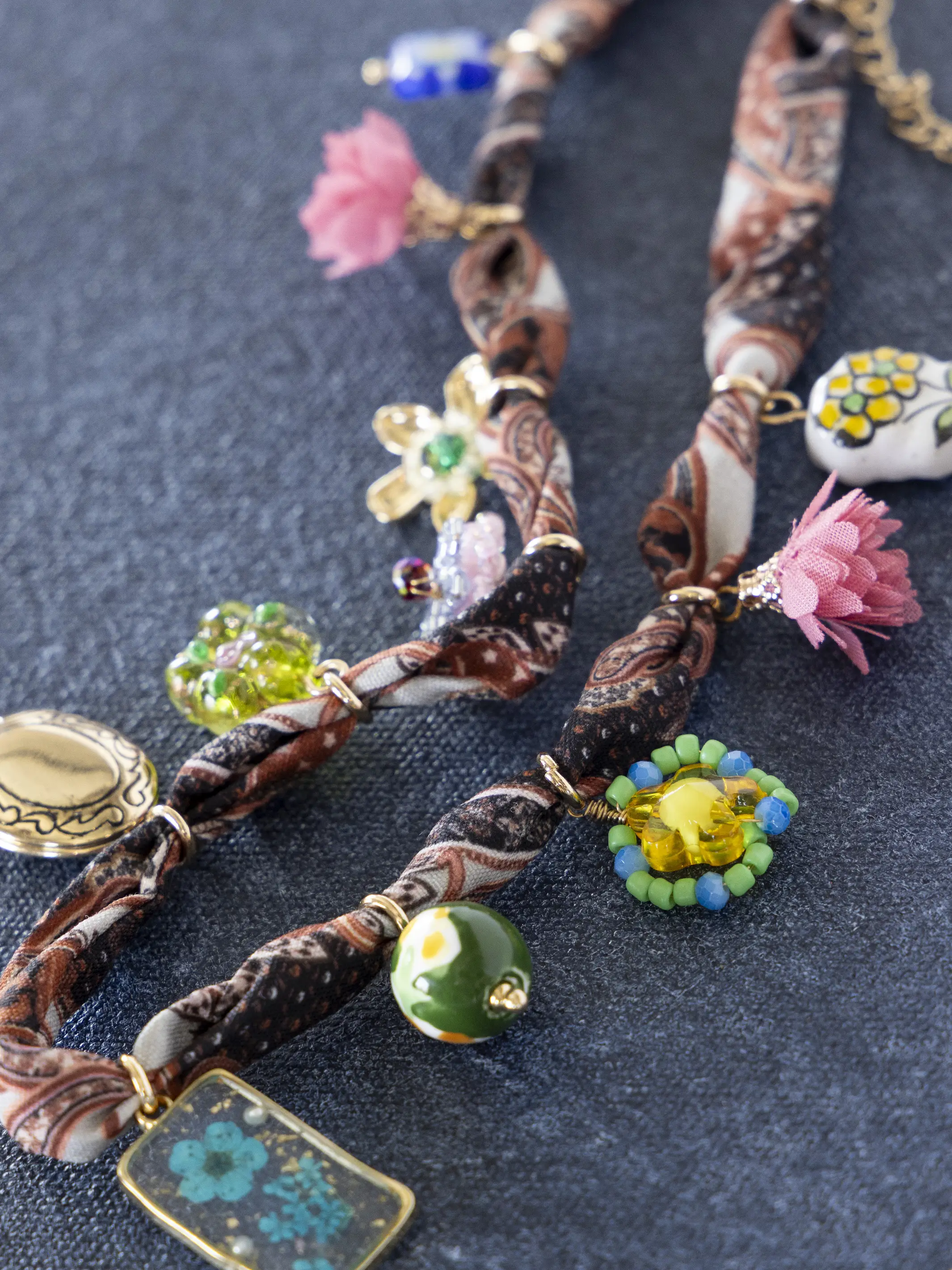 Happy Threads Charm Necklace - Image 3