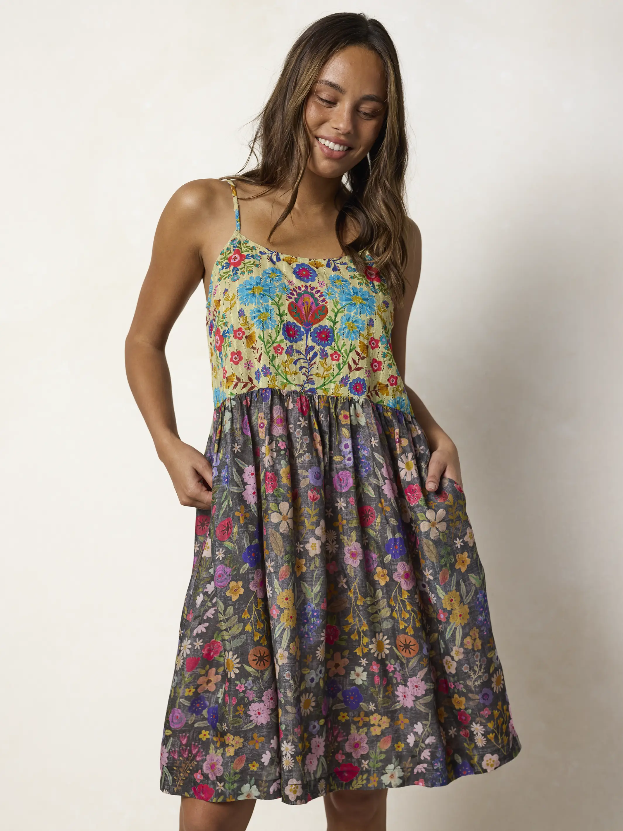 Lana Dress - Flung Floral Wildflowers - Image 5