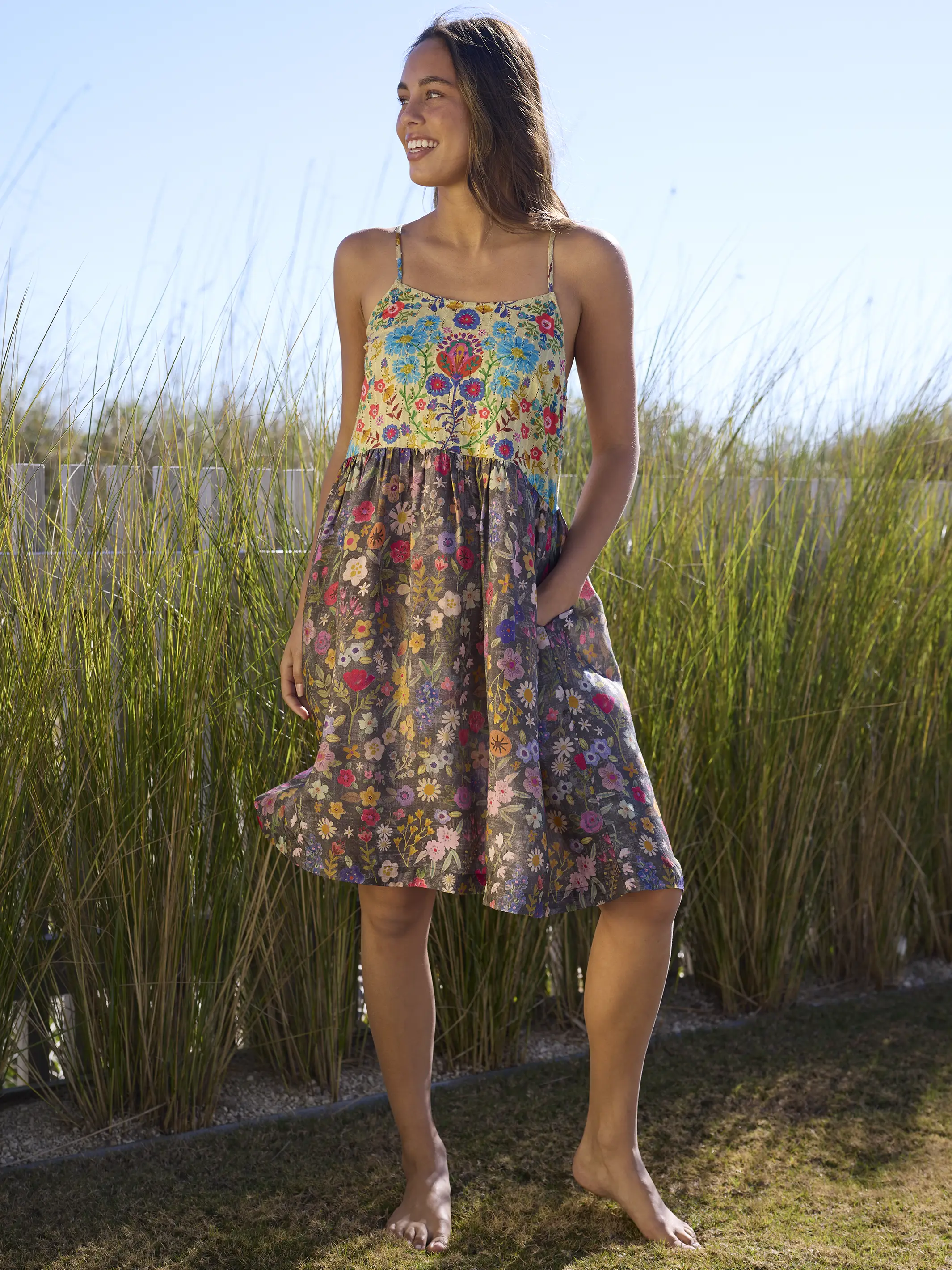 Lana Dress - Flung Floral Wildflowers - Image 6