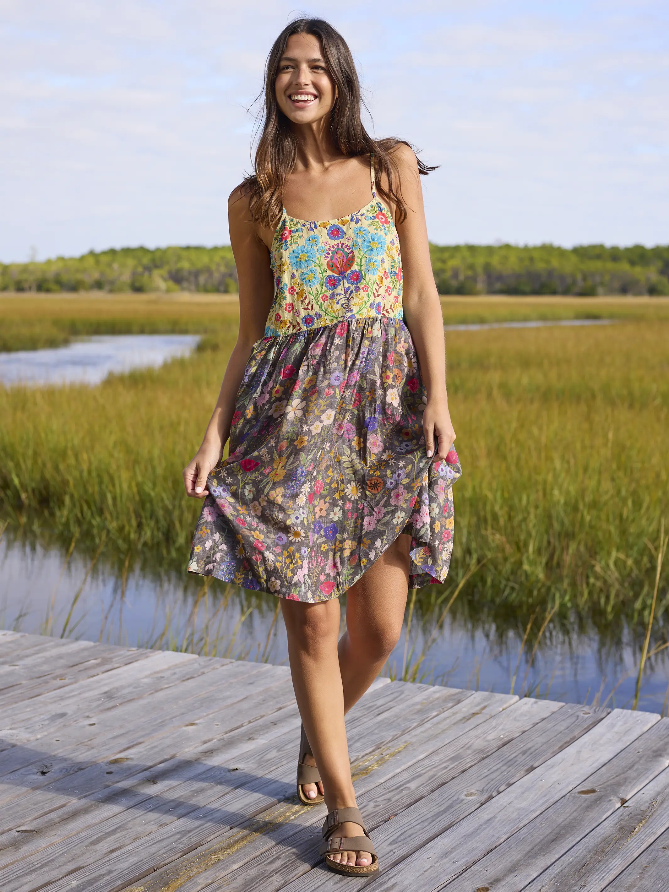 Lana Dress - Flung Floral Wildflowers - Image 7