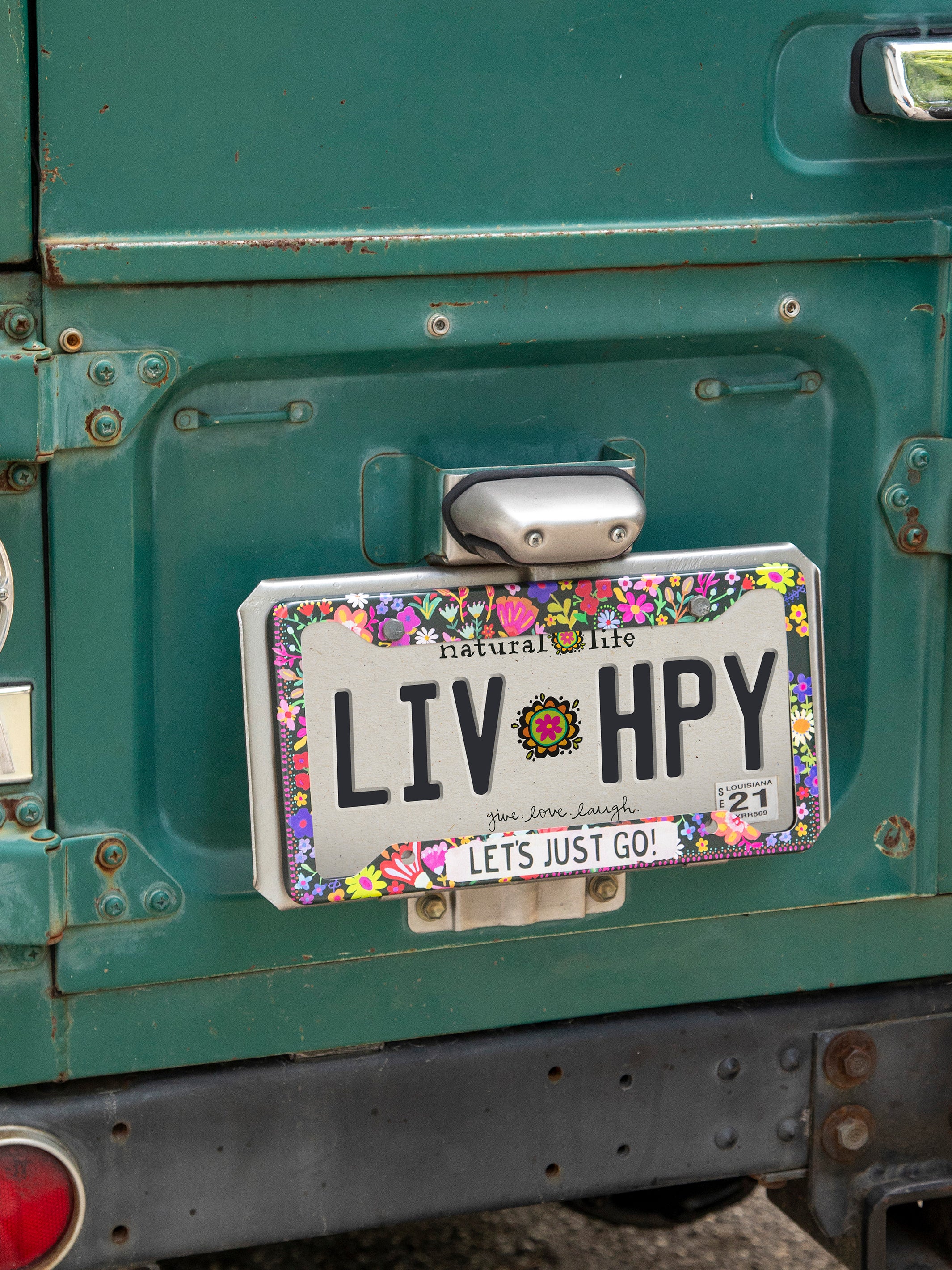 License Plate Frame - Let's Just Go - Image 2