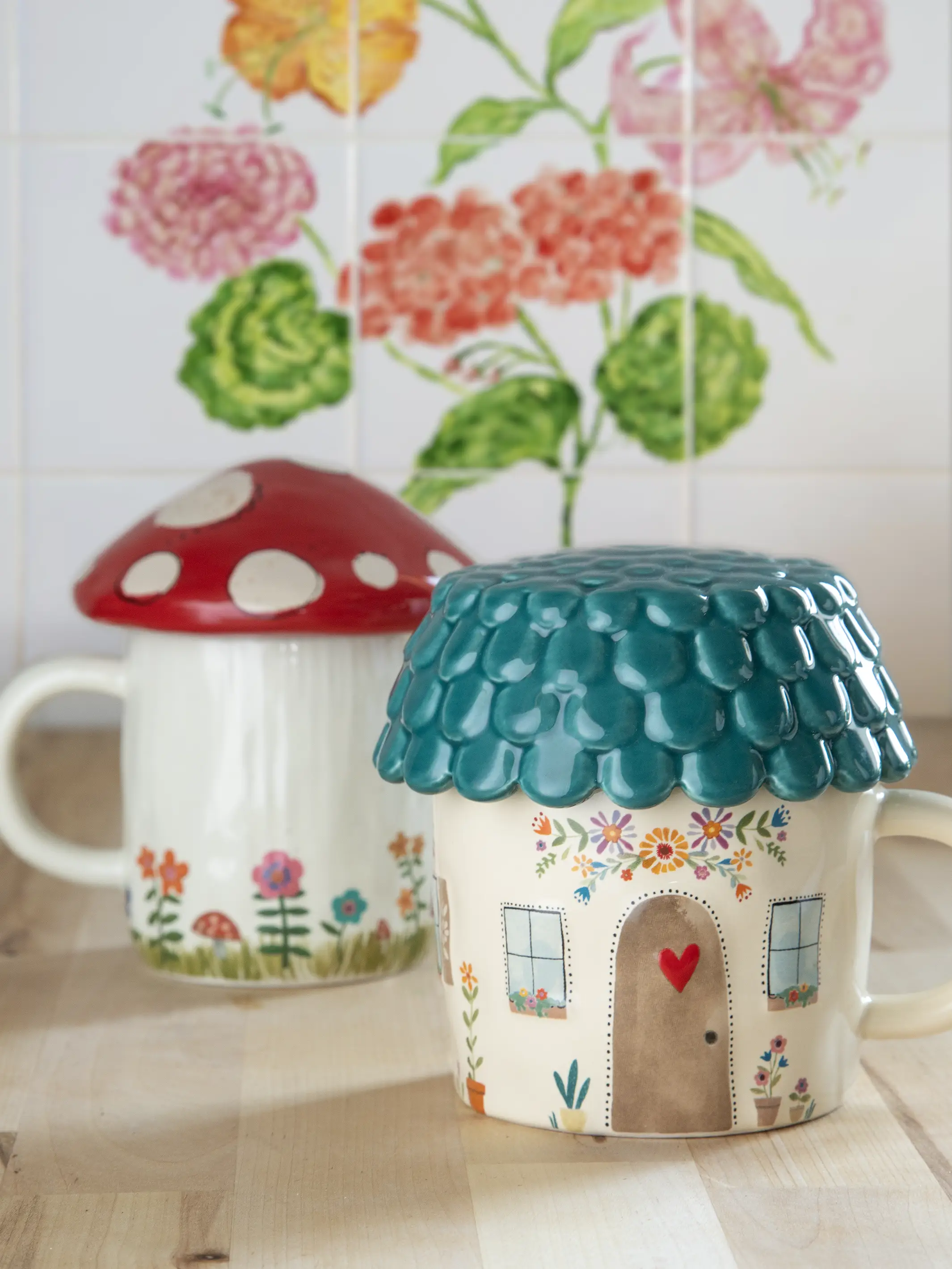 Lidded Mug - Mushroom - Image 4