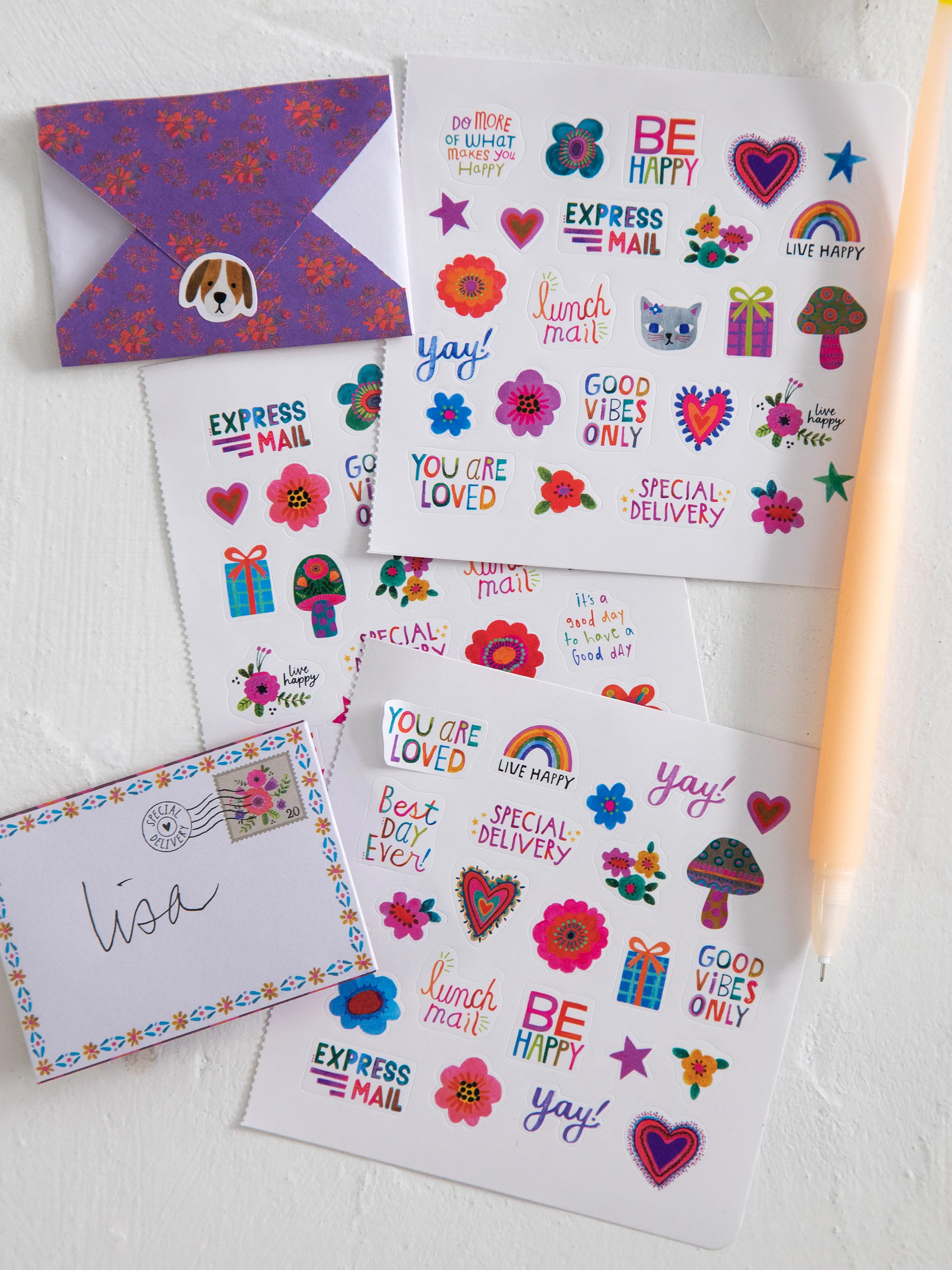 Little Envelope Letters - Floral - Image 4