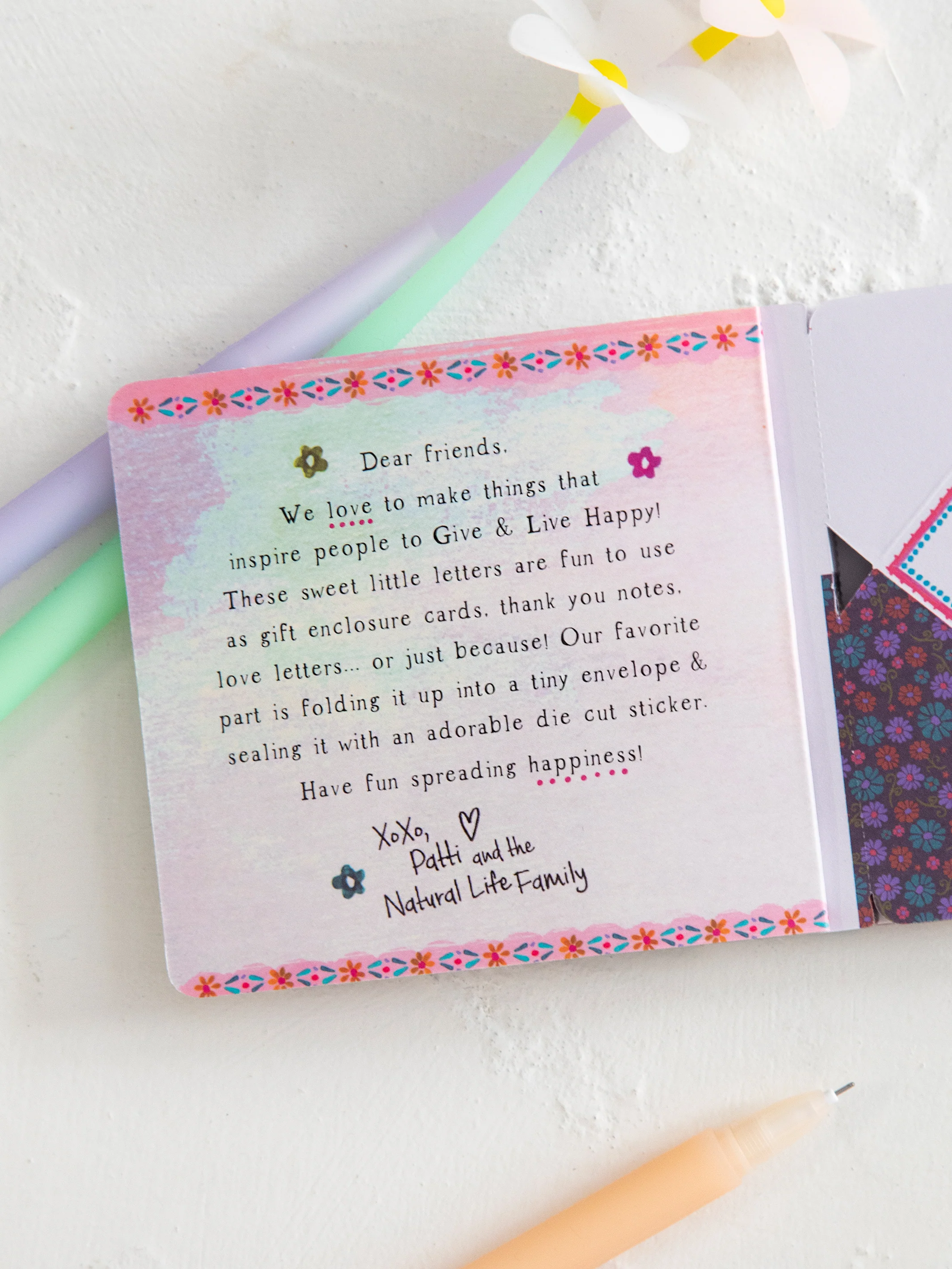 Little Envelope Letters - Floral - Image 6