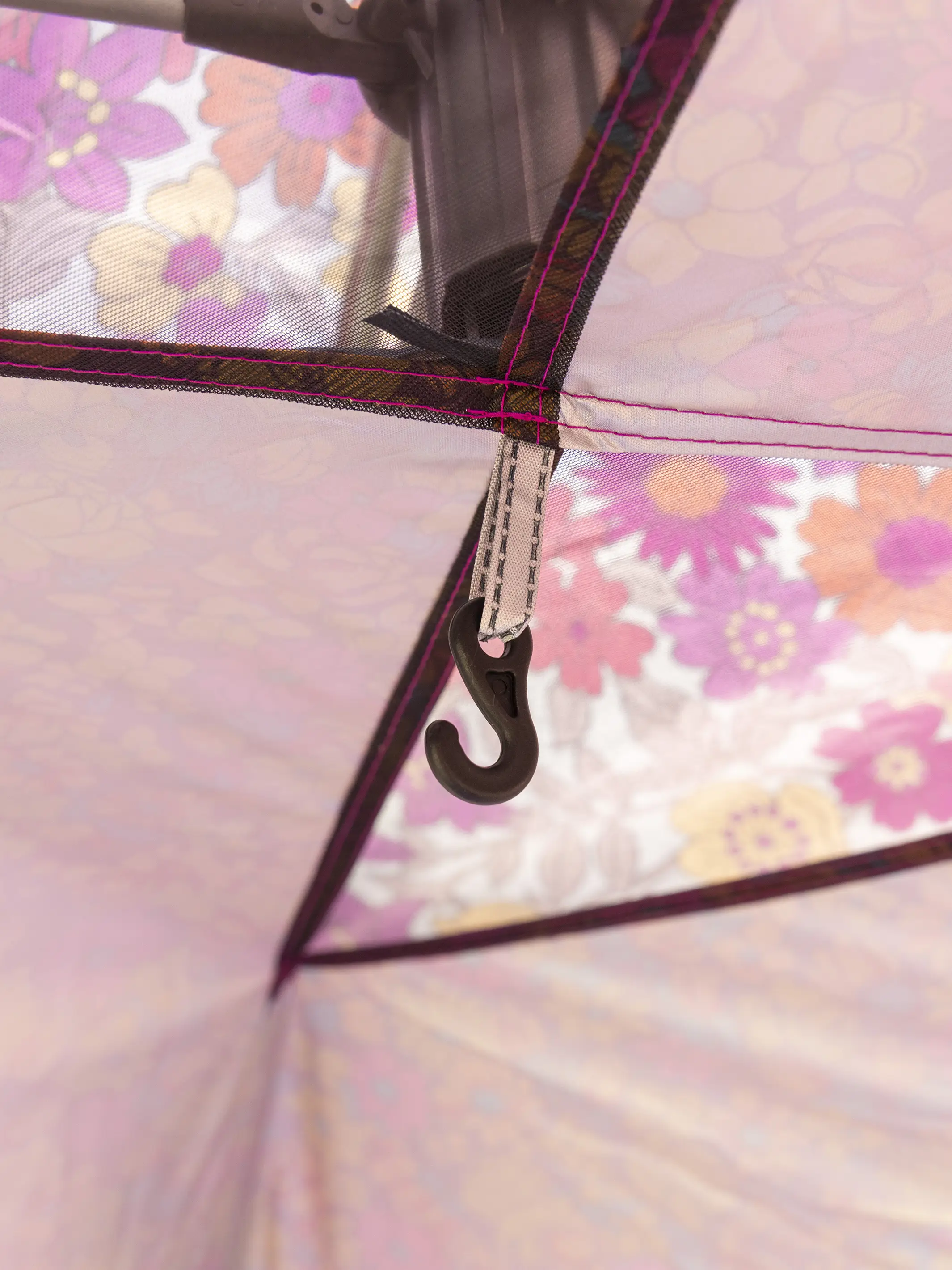 Live Happy Camping Tent - Lush Lilies Plum - Image 6