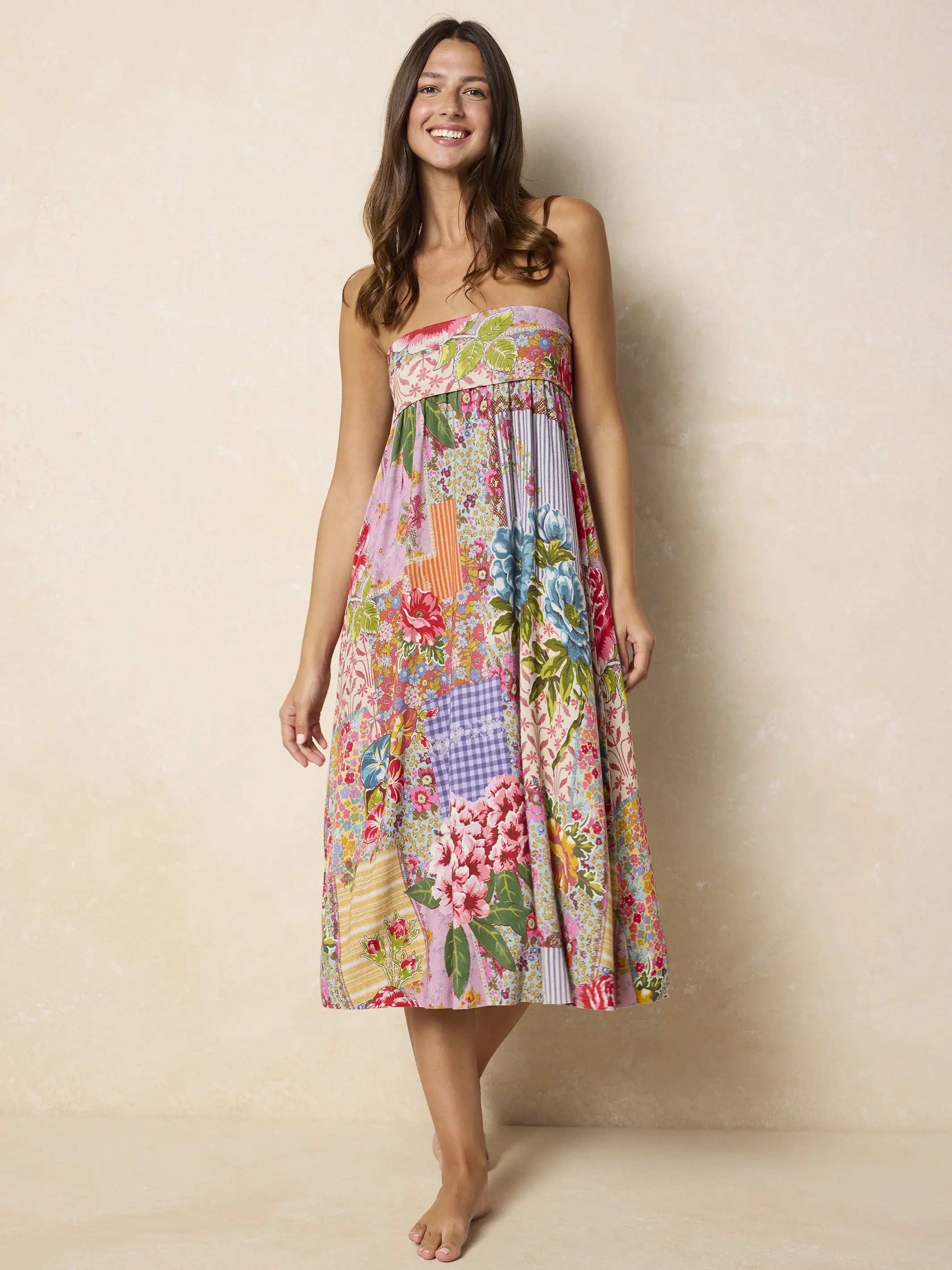 Live-In-It Knit "ButterSoft" Maxi Skirt - Vintage Treasure Pink - Image 4
