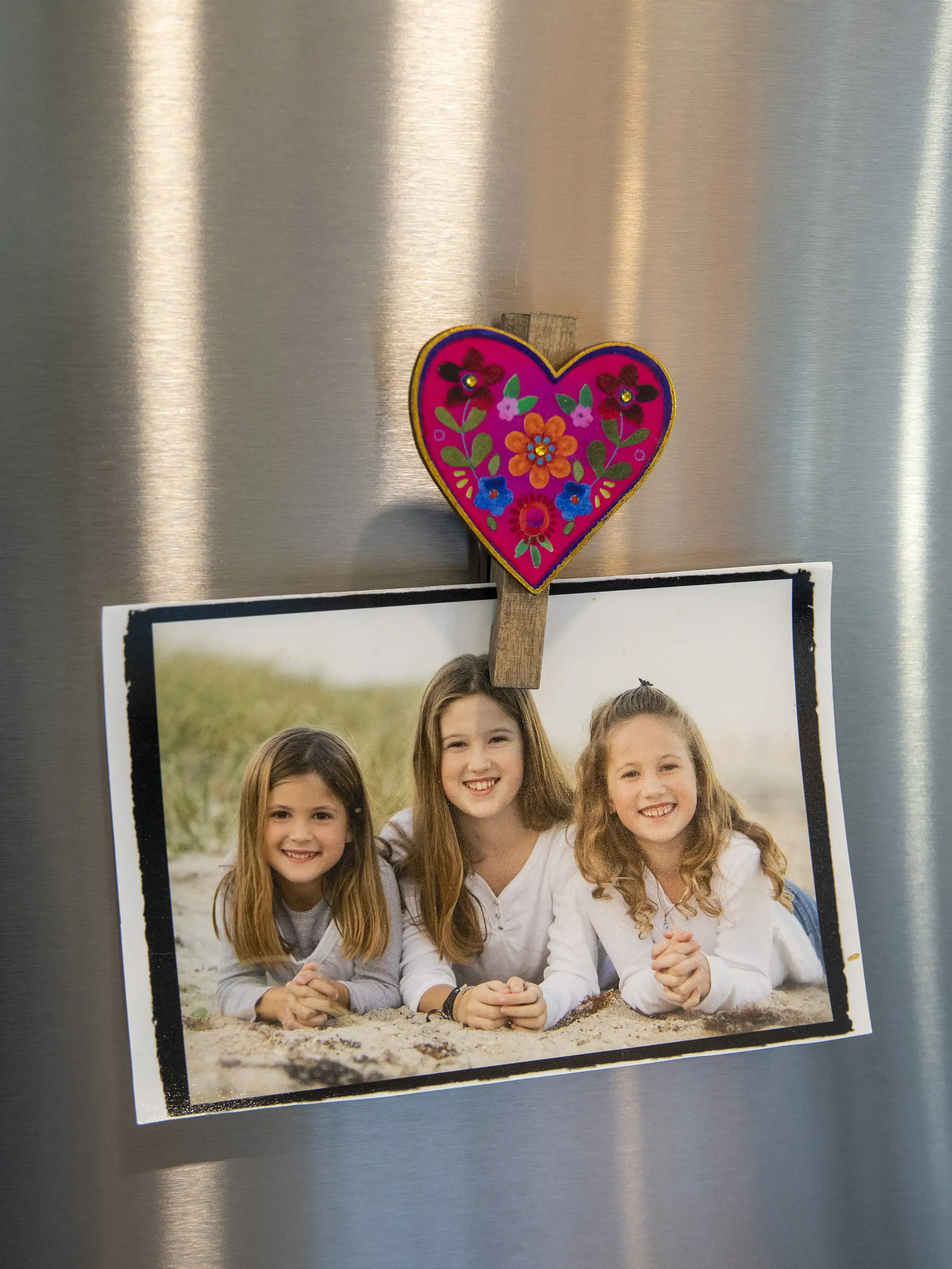 Magnet Happy Clips, Set of 2 - Heart - Image 2